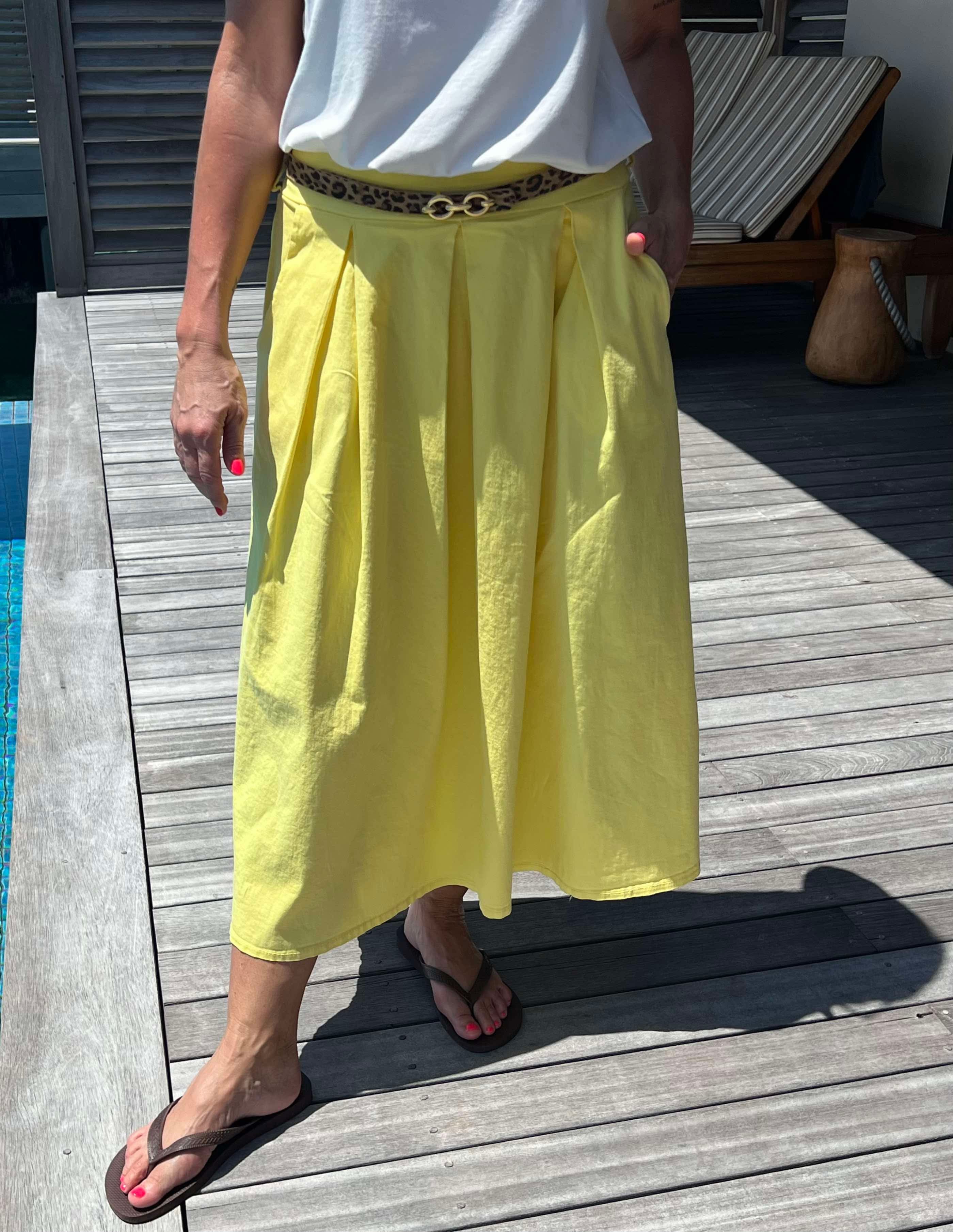 Freya skirt yellow