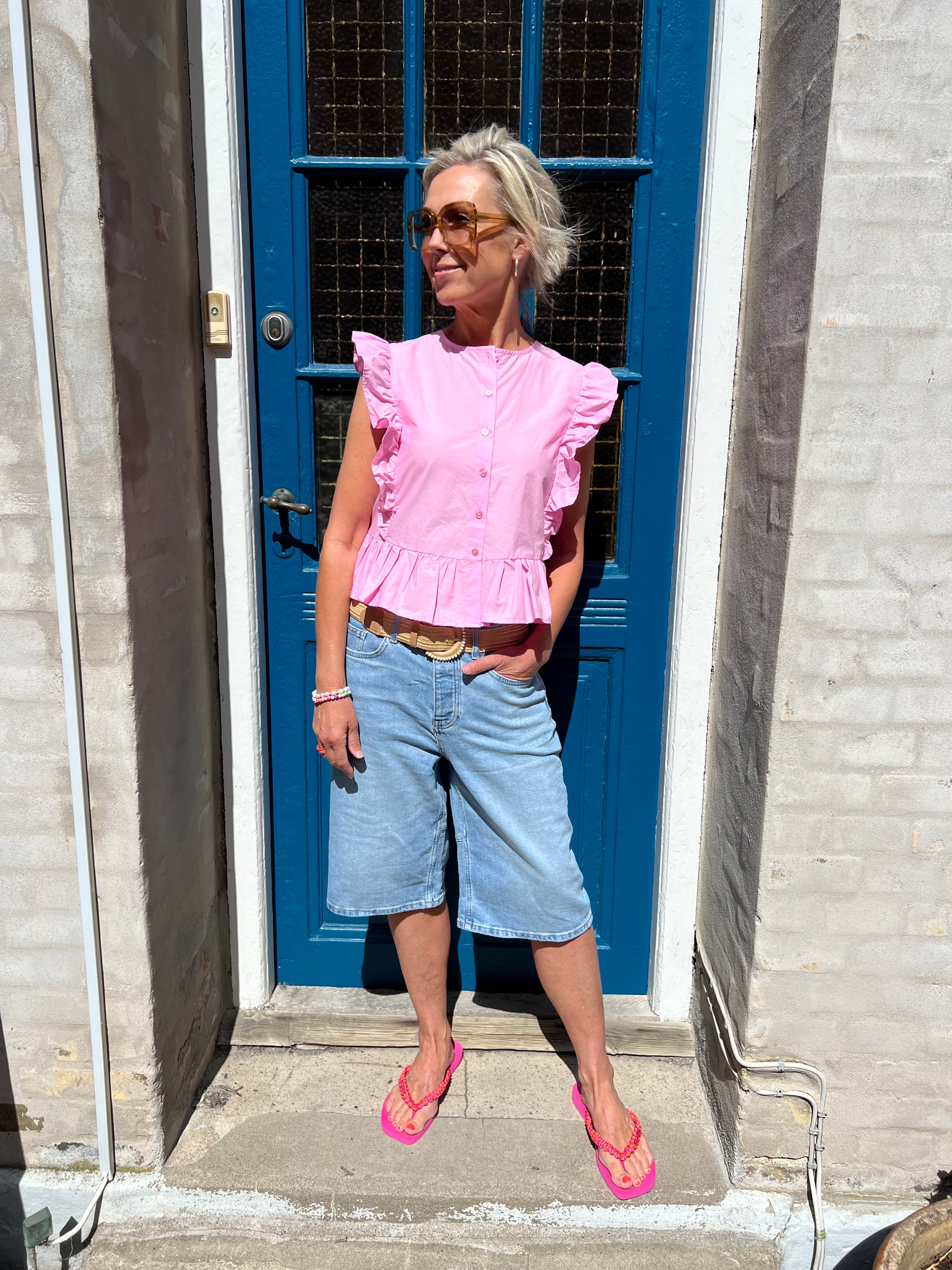 HOPE CILIE TOP - Pink Frosting