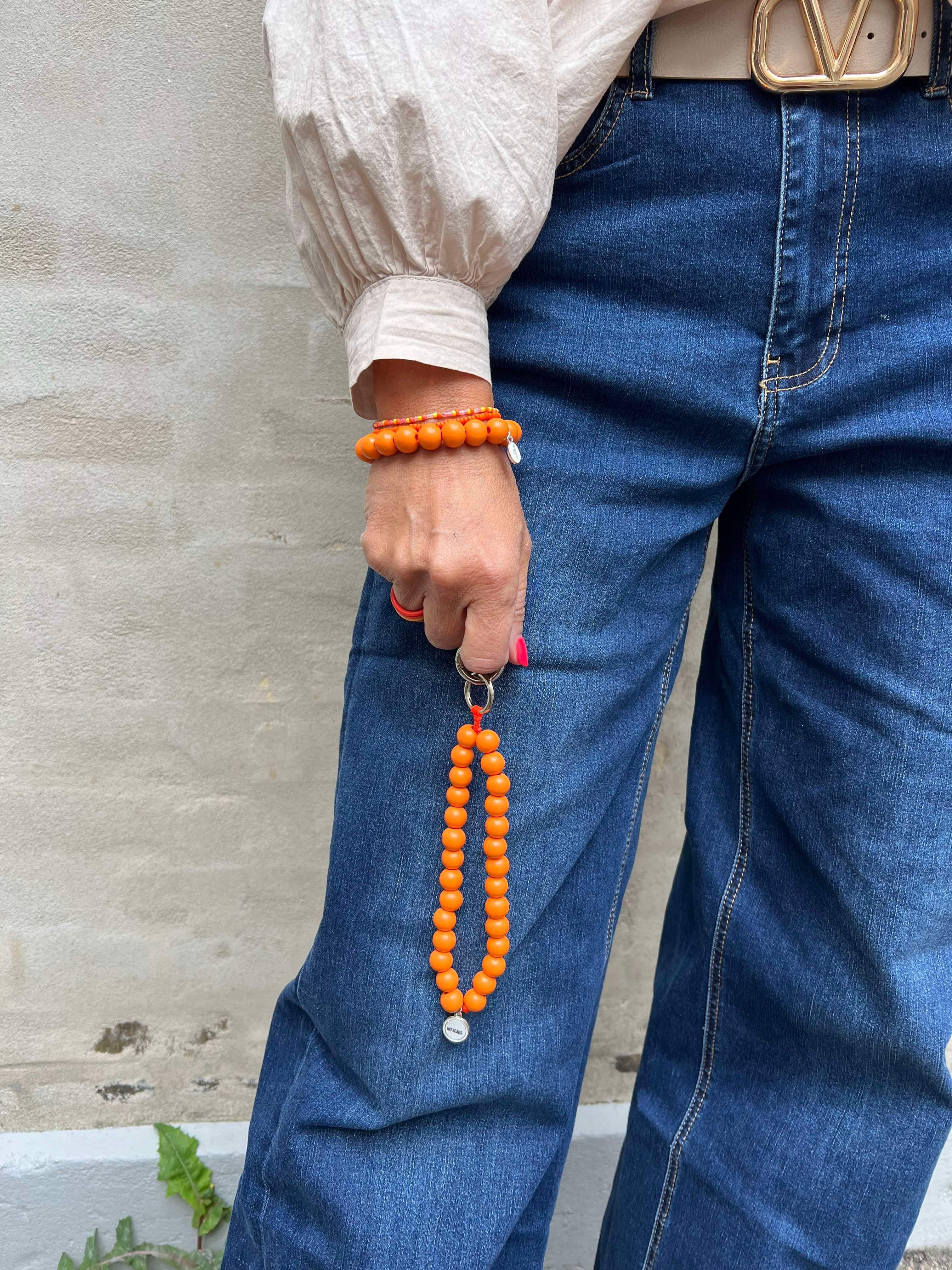 Timber bracelet orange