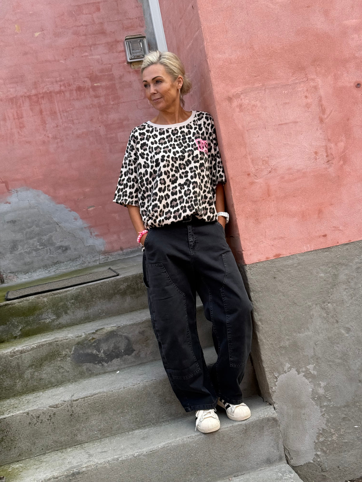 Leo Sweat Tee - Animalier