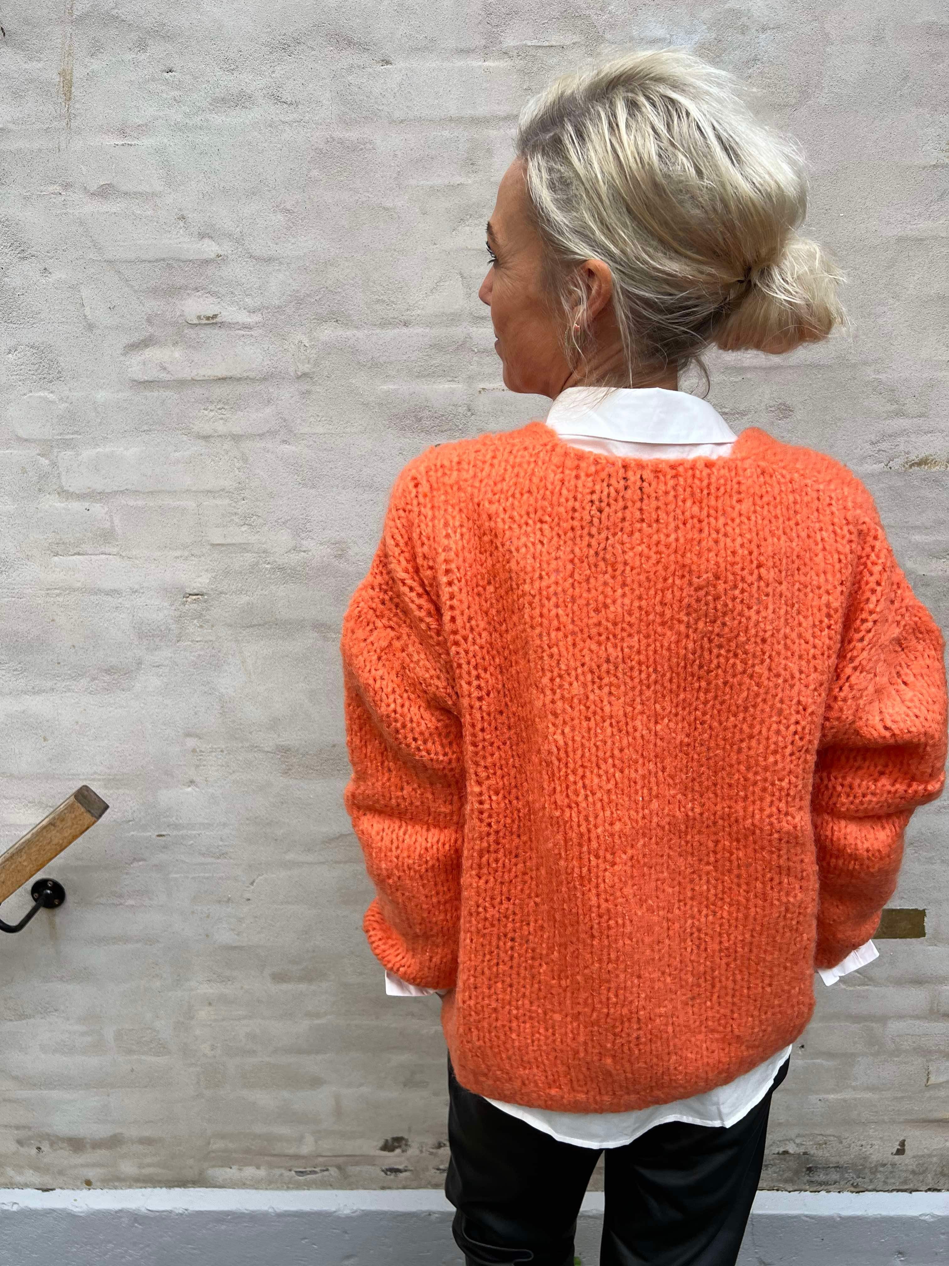 Charlot cardigan orange