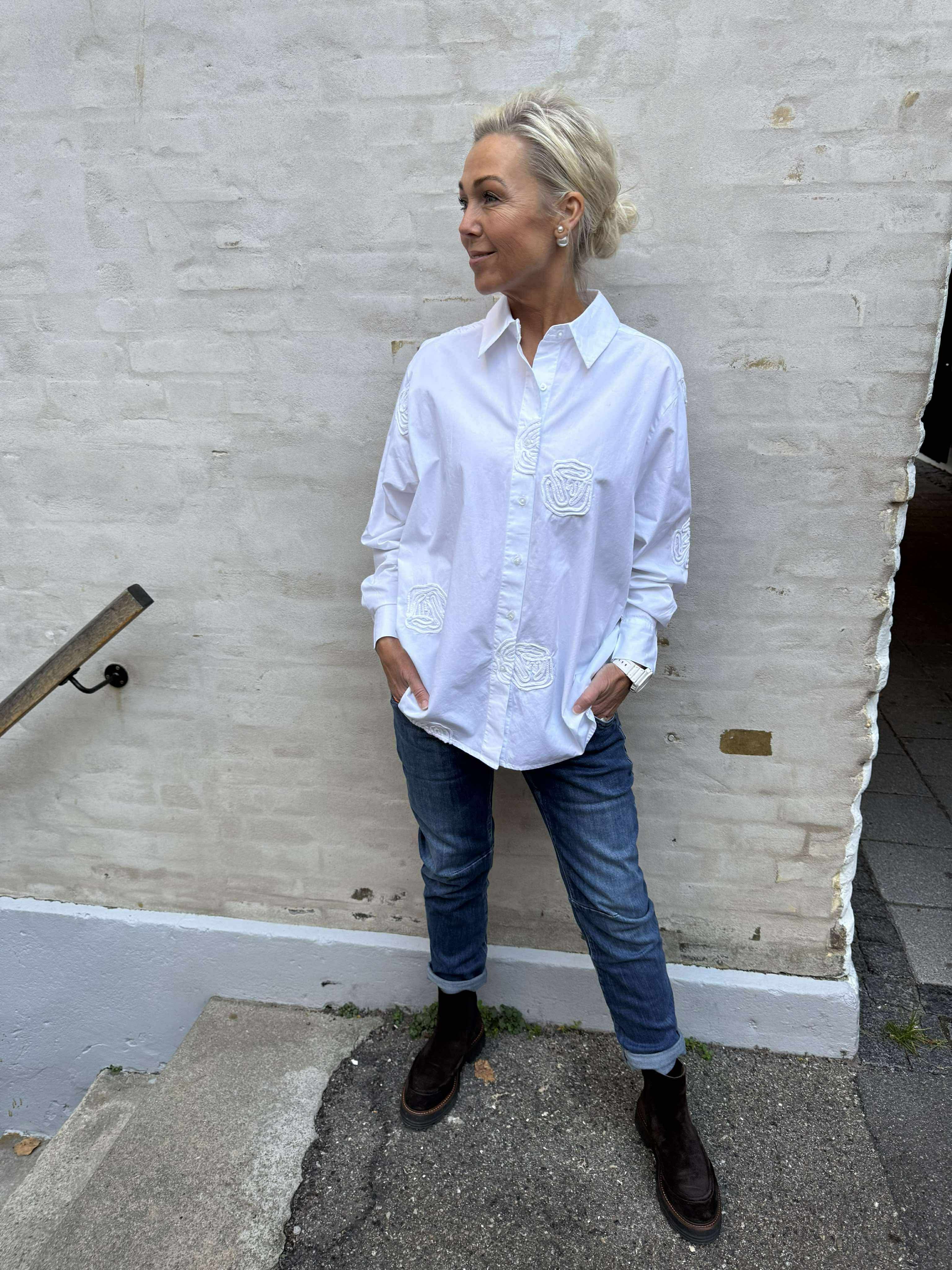 Dalma Dori Shirt - White