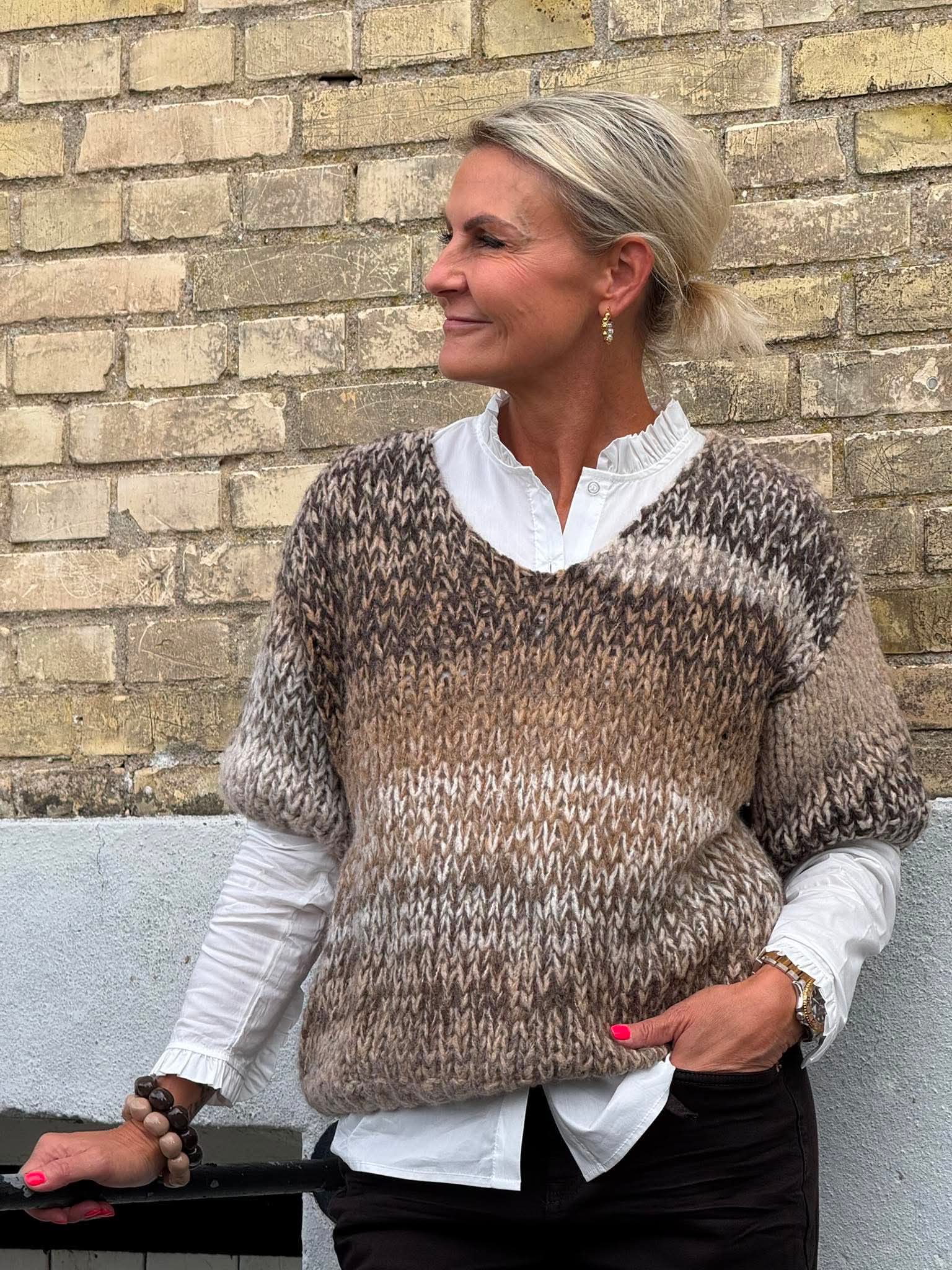 Grace Pullover - Brown