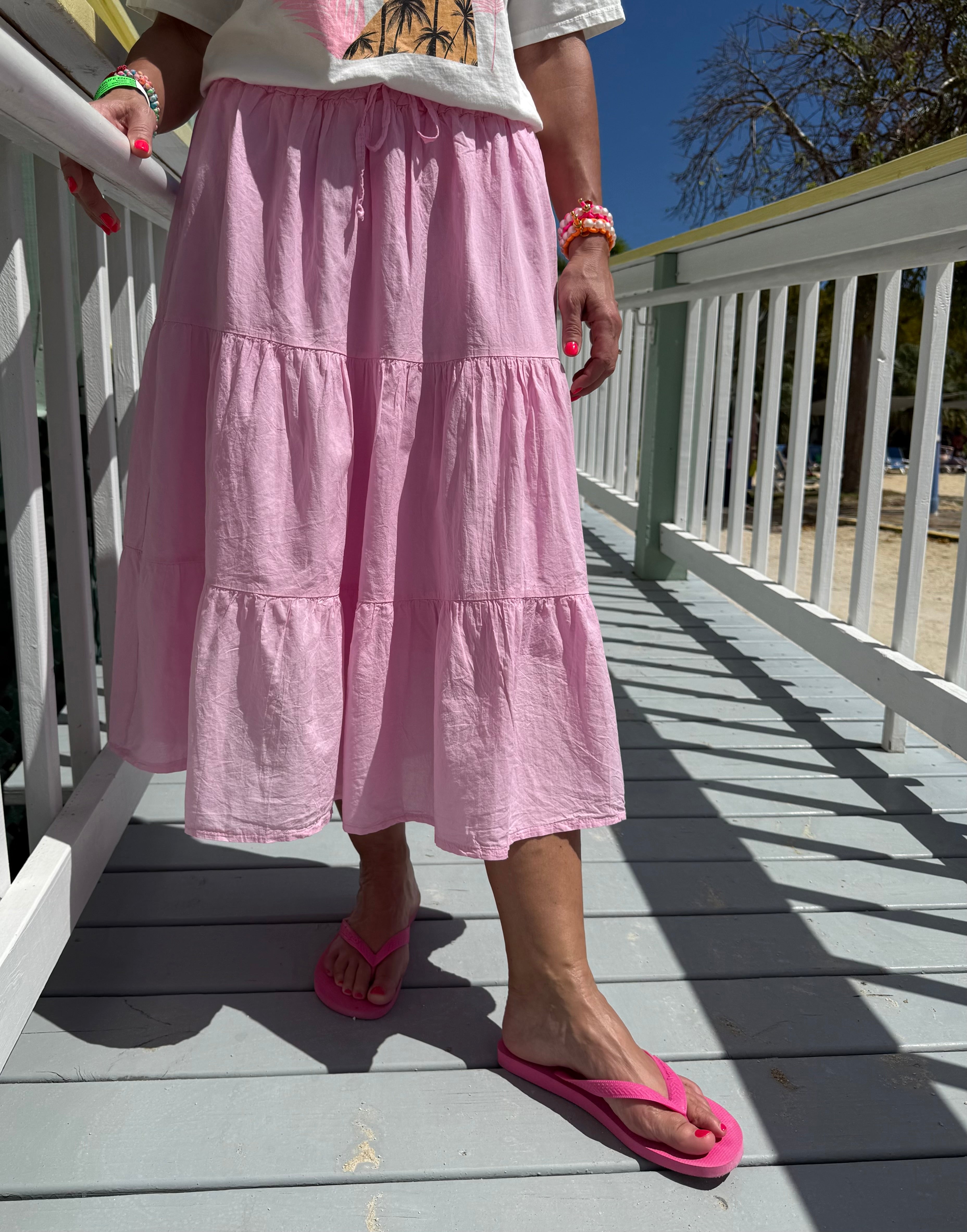 Summer Vibe Skirt - Pink