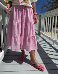 Summer Vibe Skirt - Pink