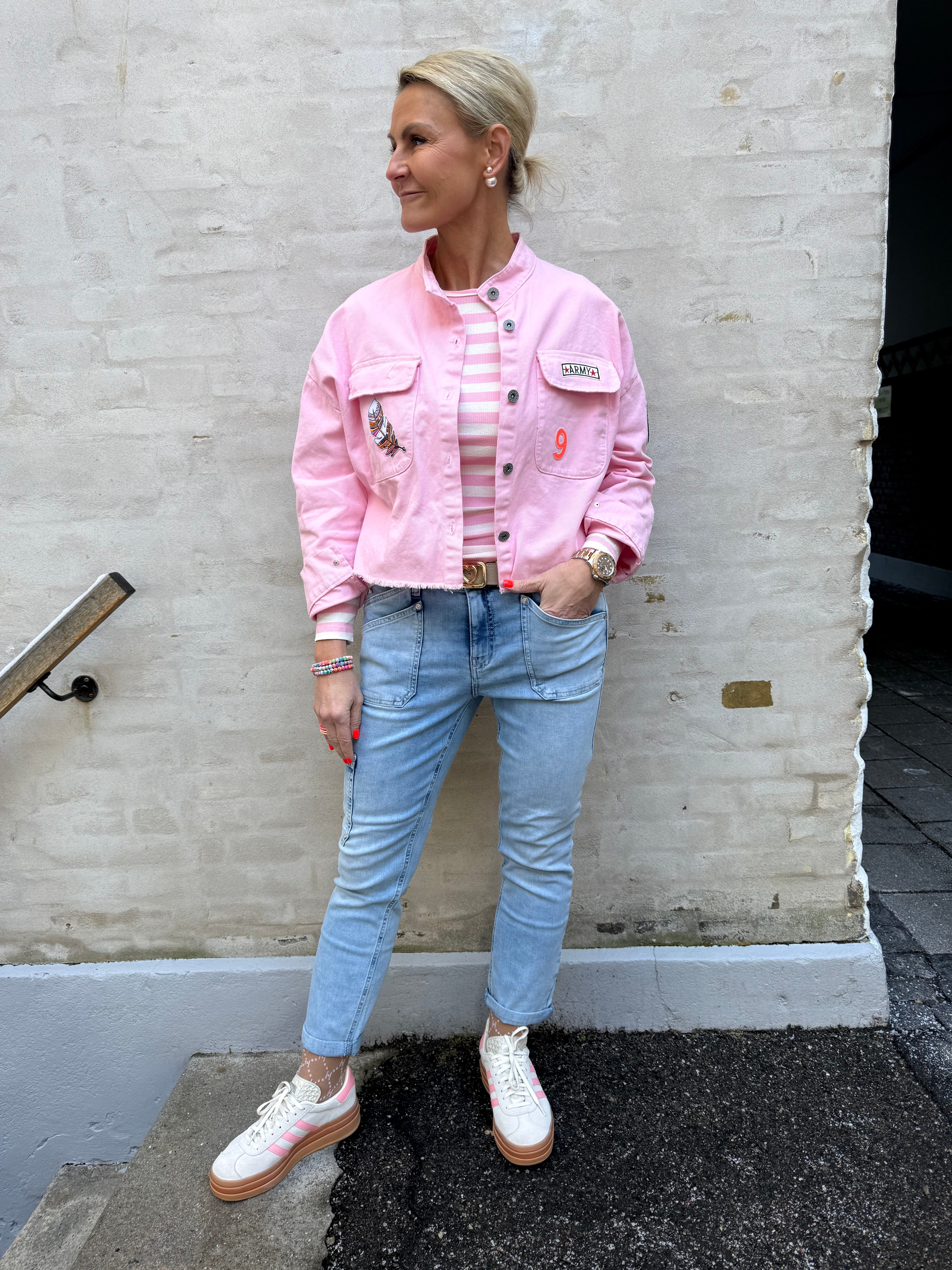 Charlie Boyfriend Cargo - Bleached Washed