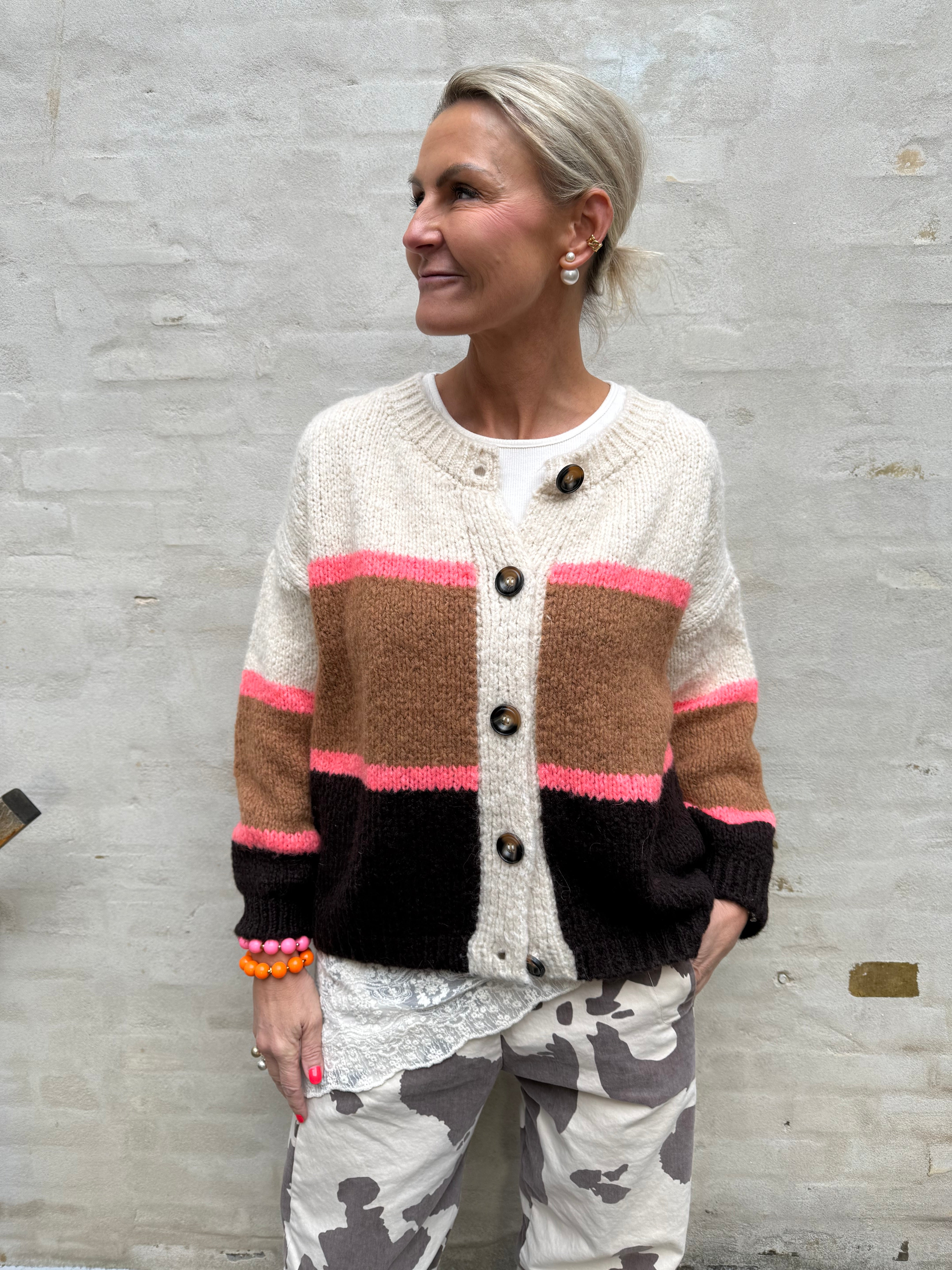 PREORDER-HILDUR knit cardigan - Camel