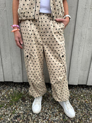 DiddiCC Cargo Dot Pant - Bone
