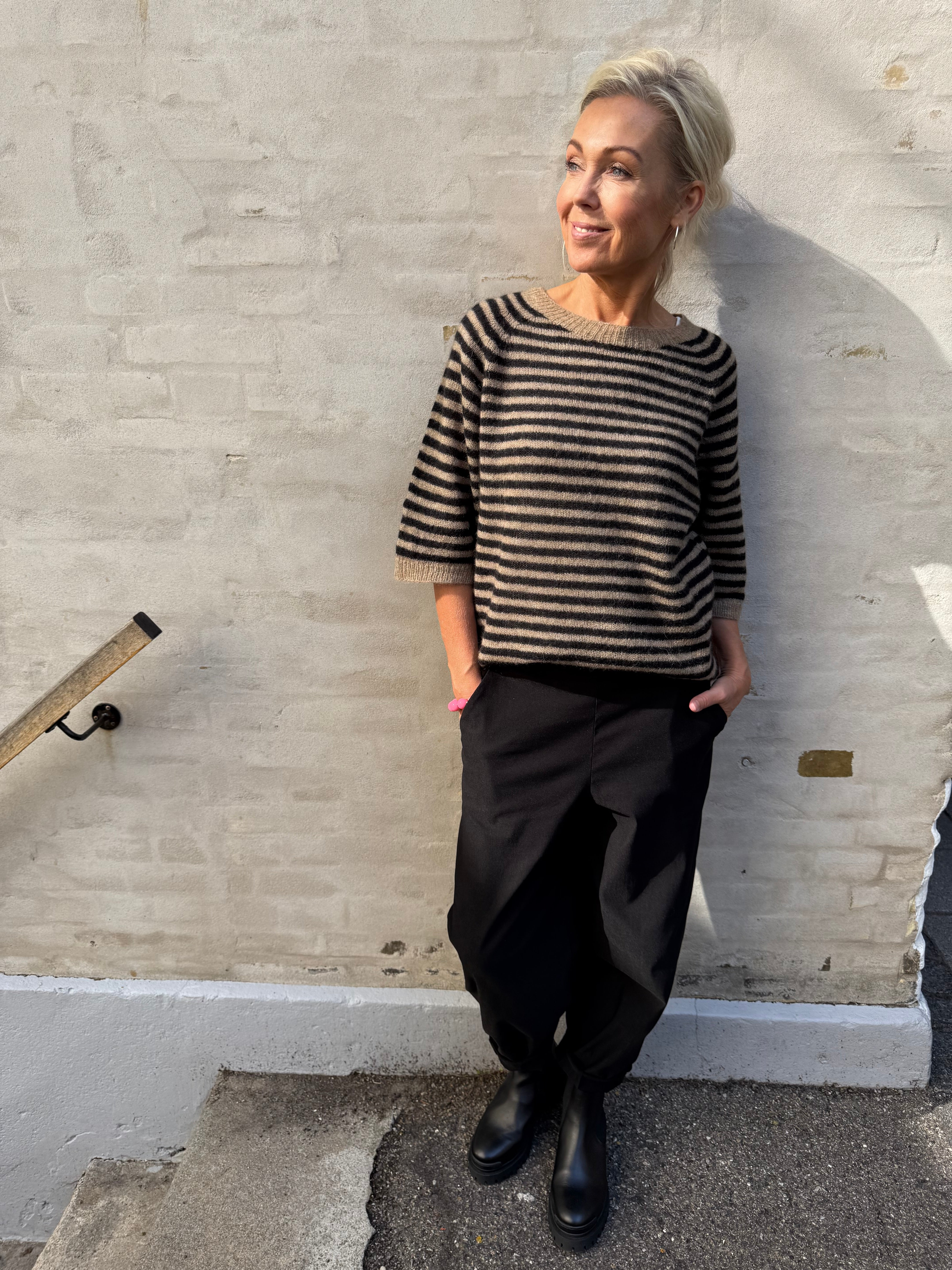 DELL striped jumper - Black