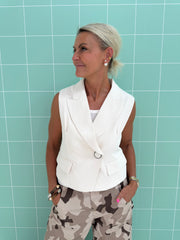 AliniCC Wrap Vest - Bone