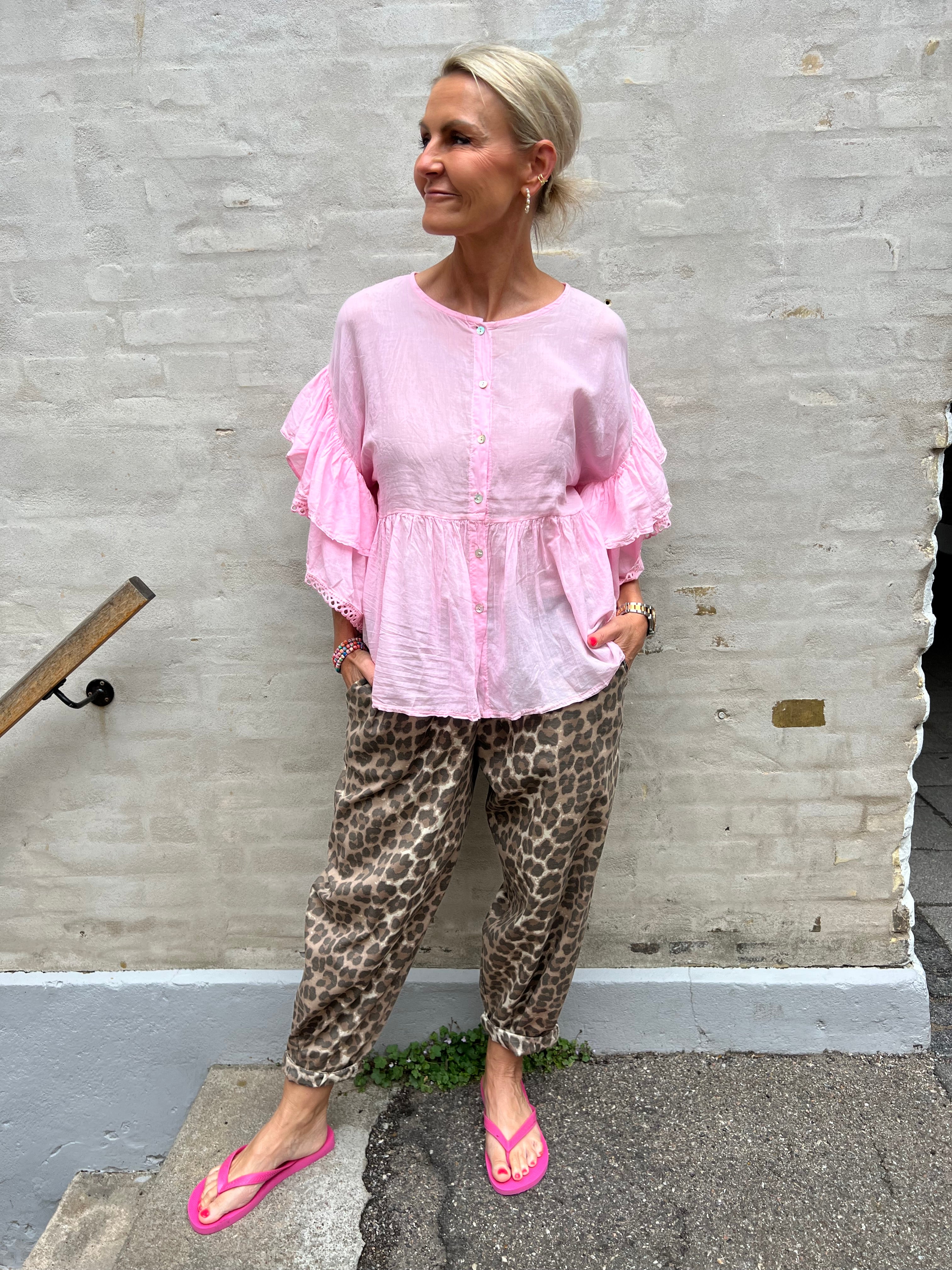 Rosita Skjorte bluse - Pink