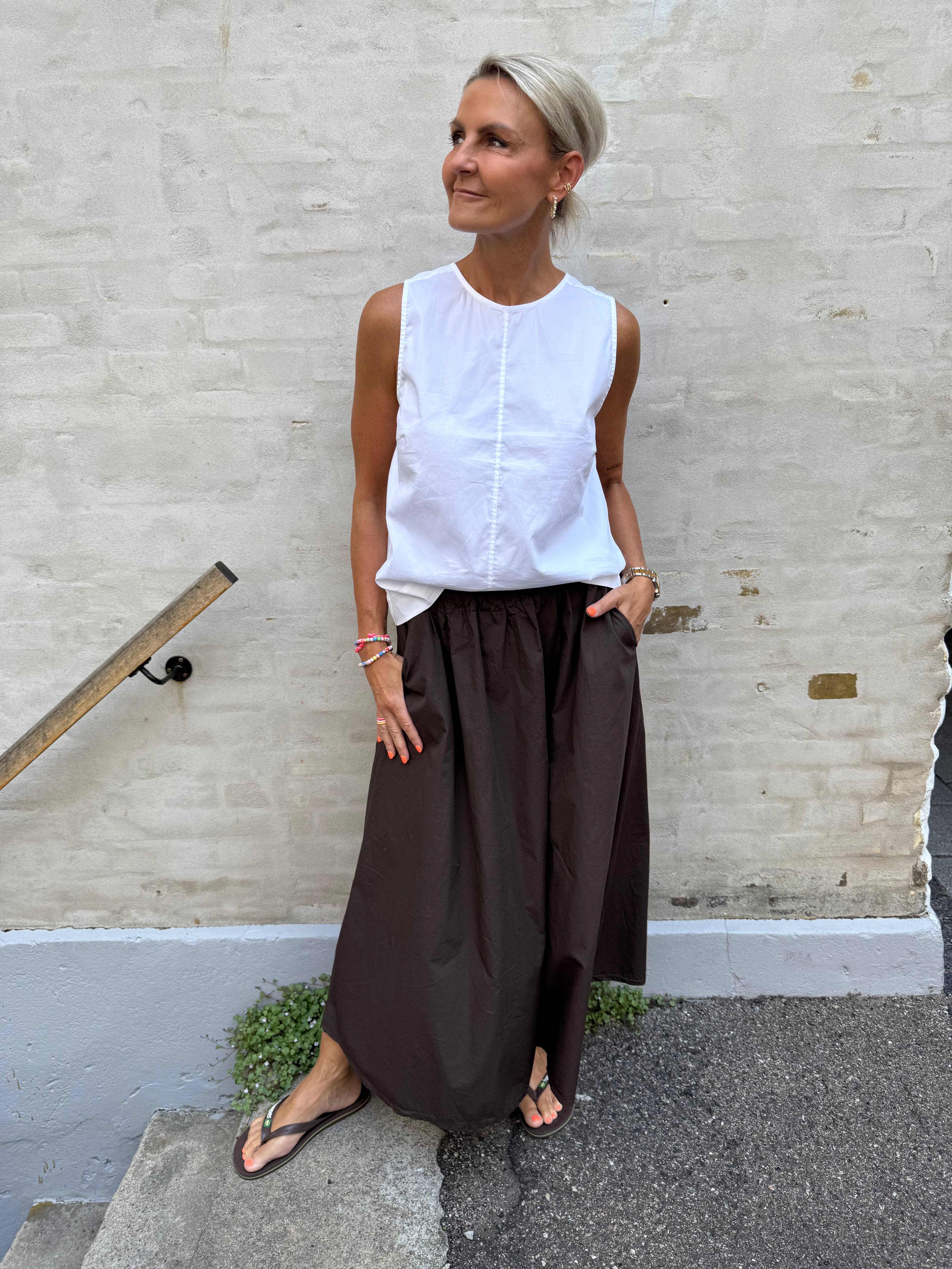 Sanna Bow Top White