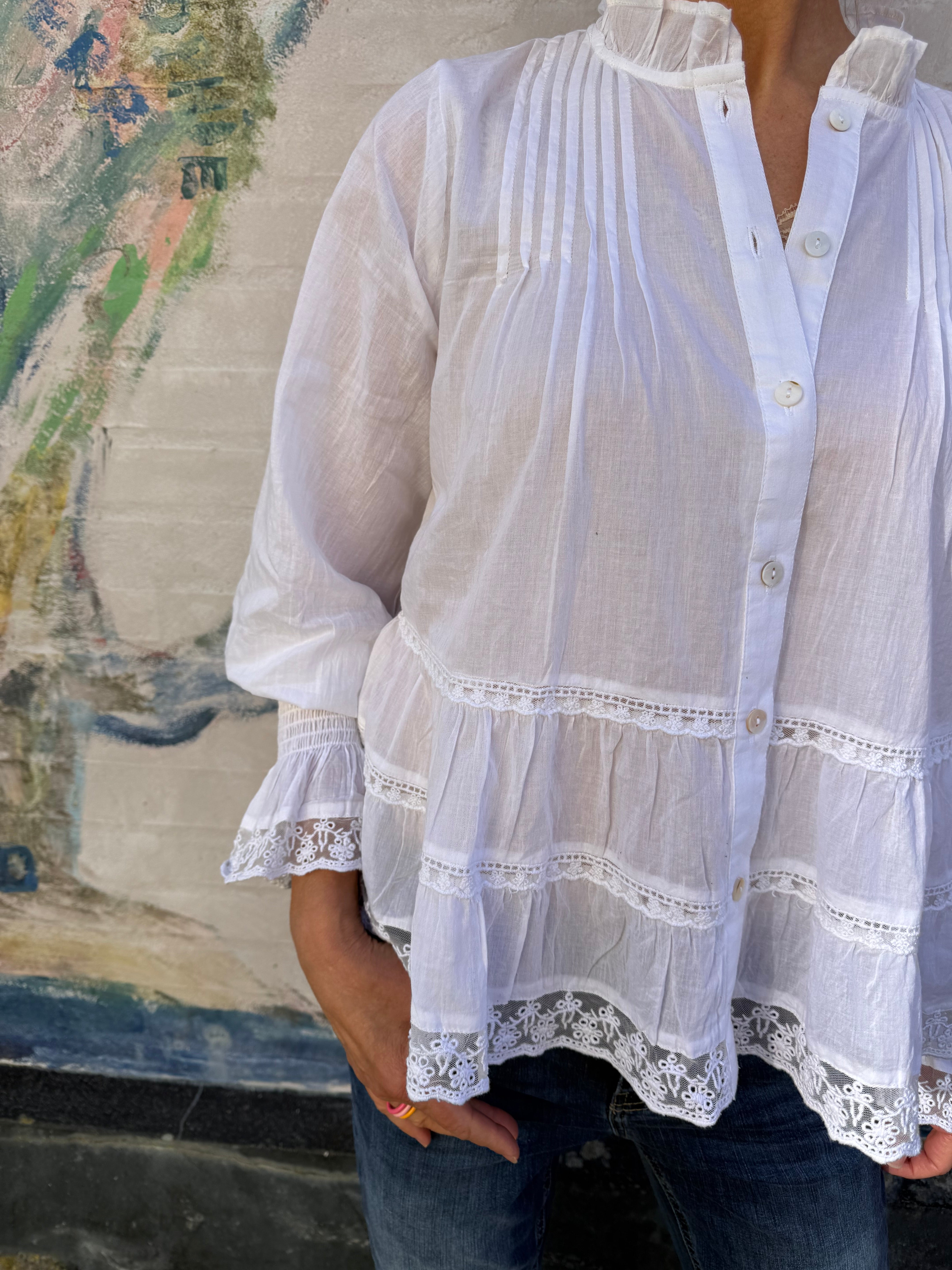Audrey Long Sleeve - Hvid