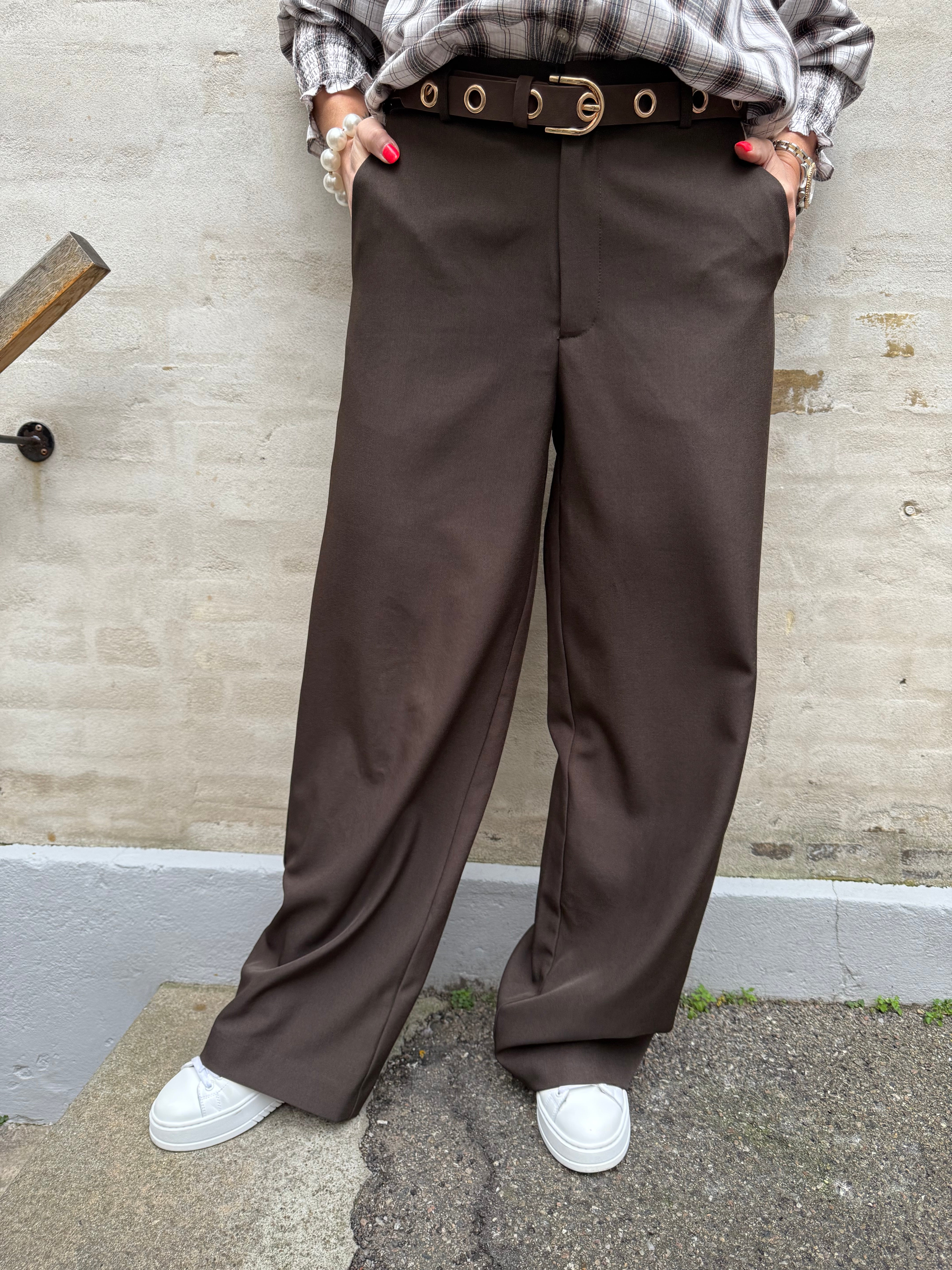 Emmett Structure Pants - Dark Brown