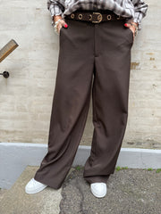 Emmett Structure Pants - Dark Brown