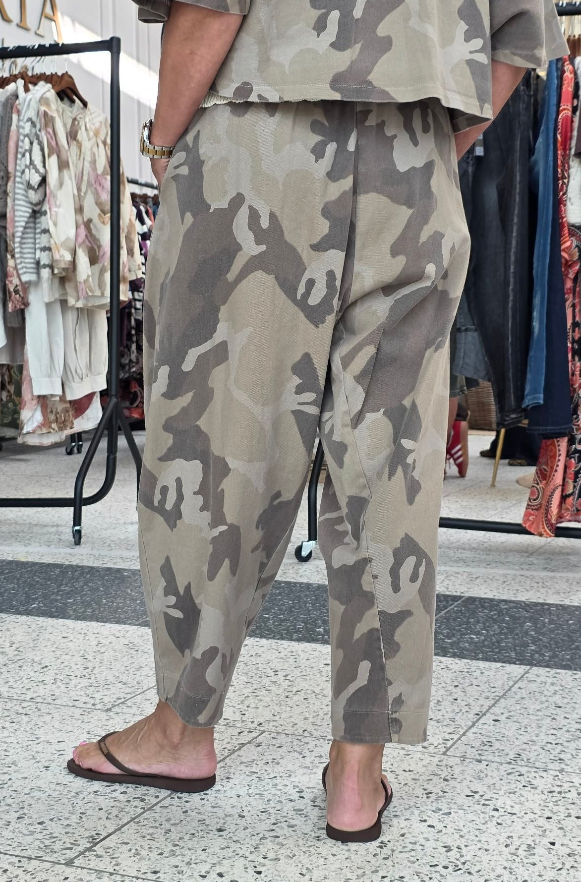 FÖRBESTÄLLNING-Beryl Pants - Camo