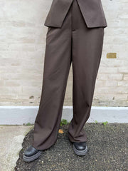 Emmett Structure Pants - Dark Brown