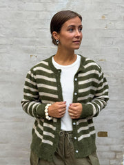 DELL Puff Cardigan - Army