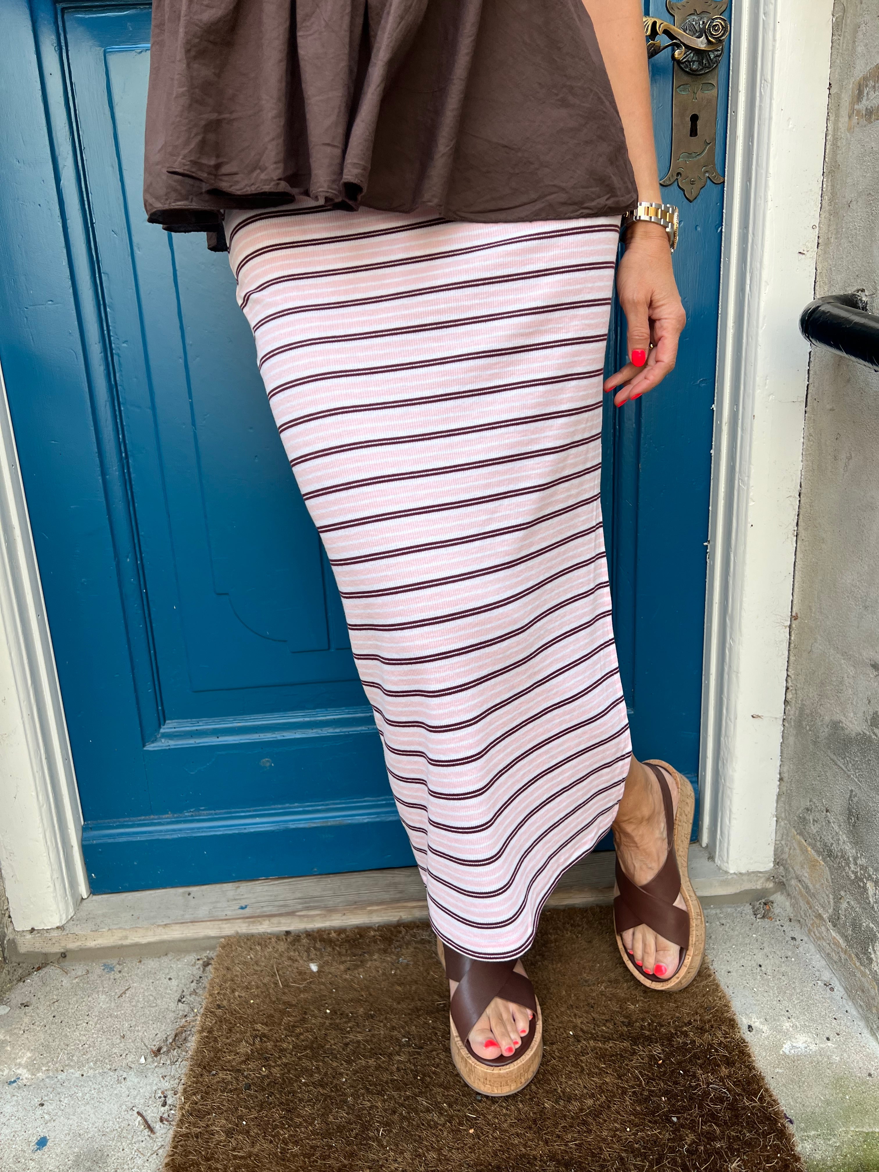 Jayjay HW slit skirt tulle/tawny port