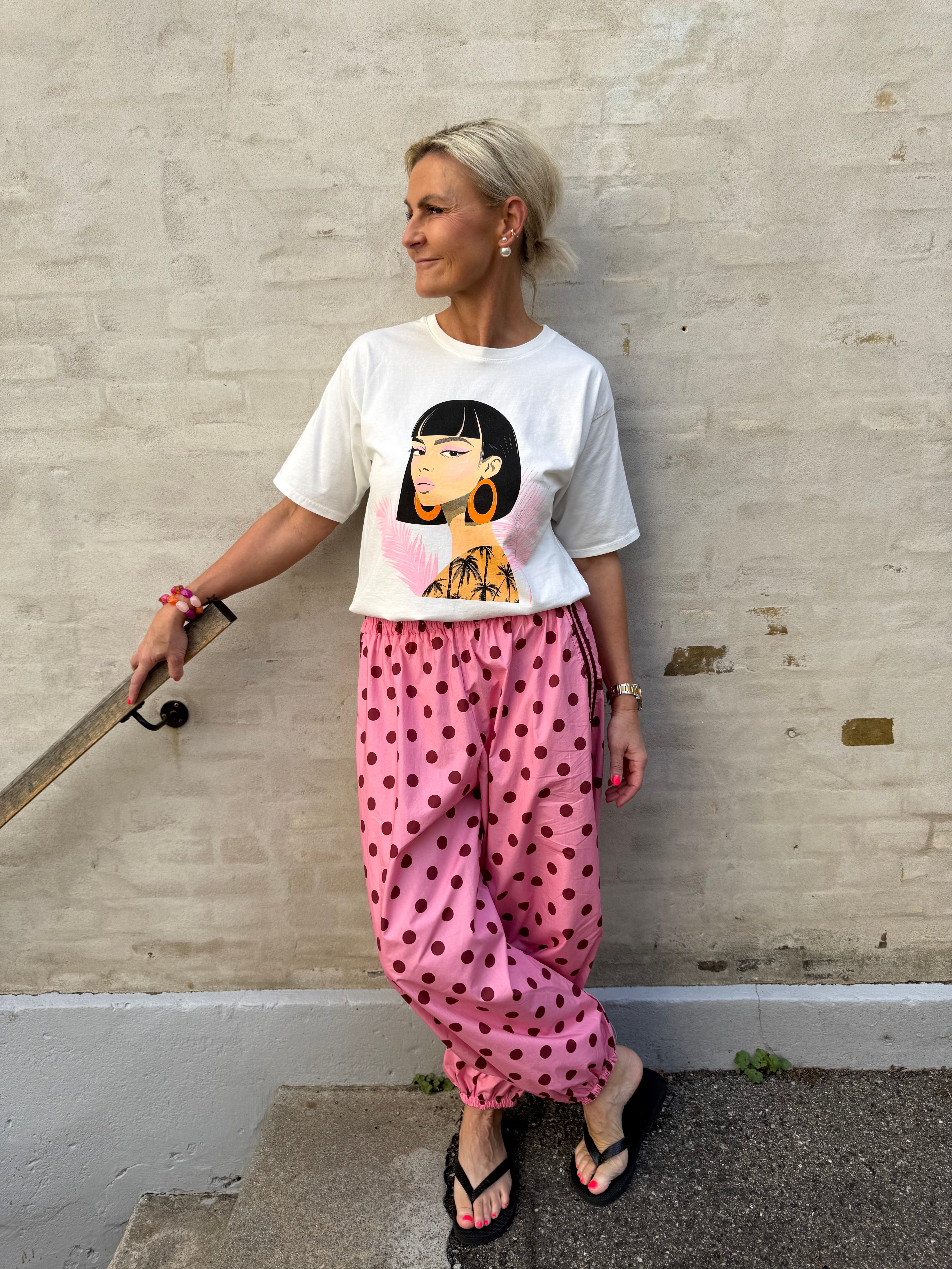 PREORDER-Ballon Dot Pants - Pink