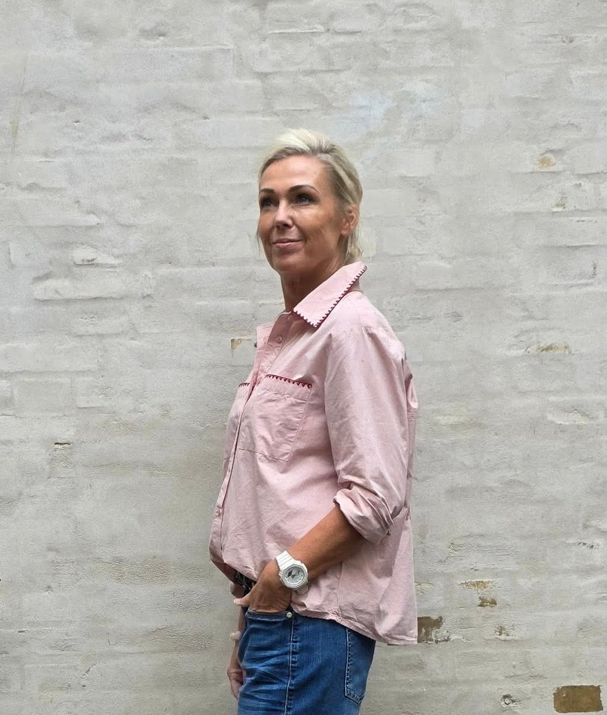 Malena Olena Shirt - Pale Mauve