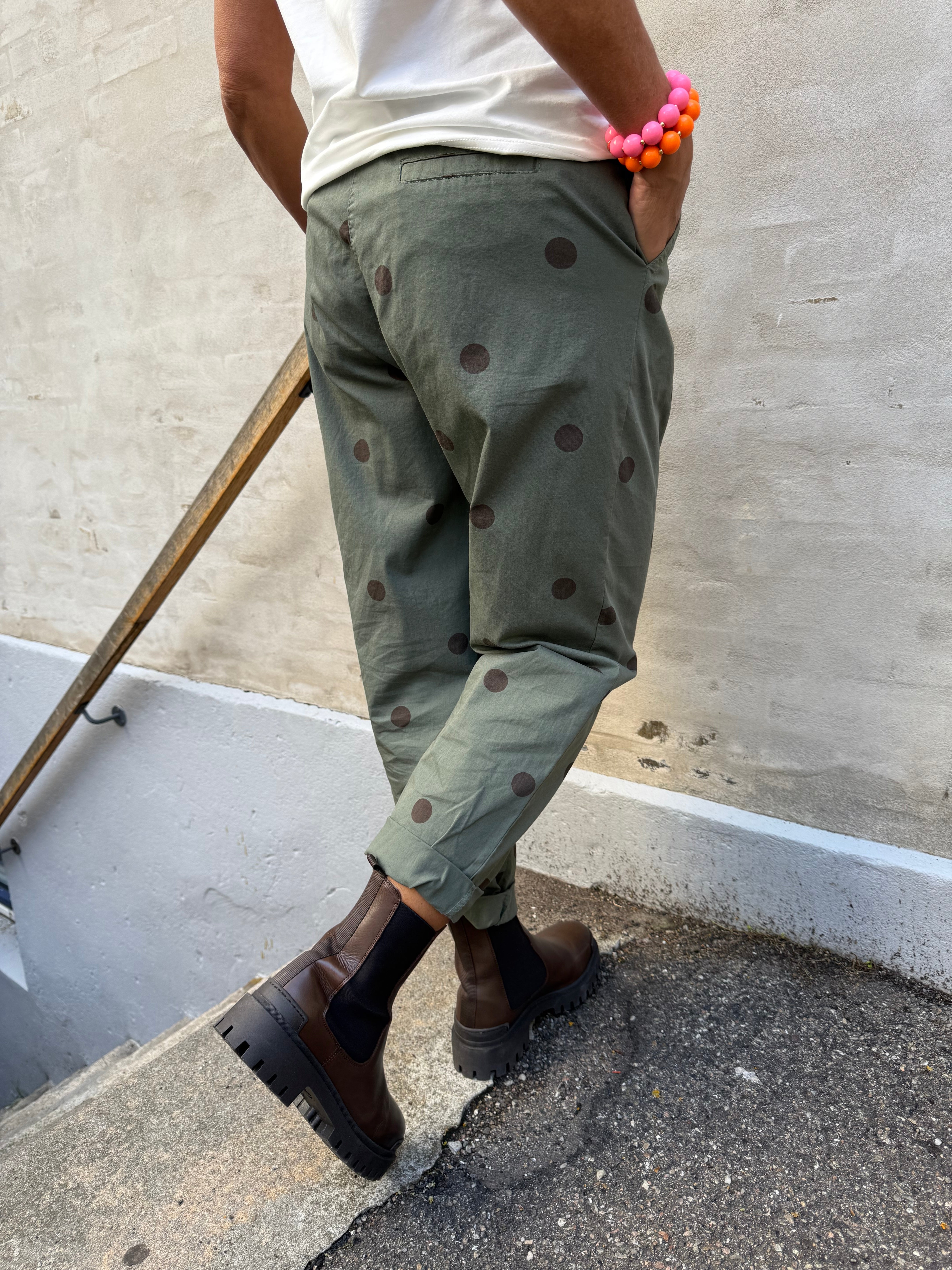Dot Pants - Green Dot