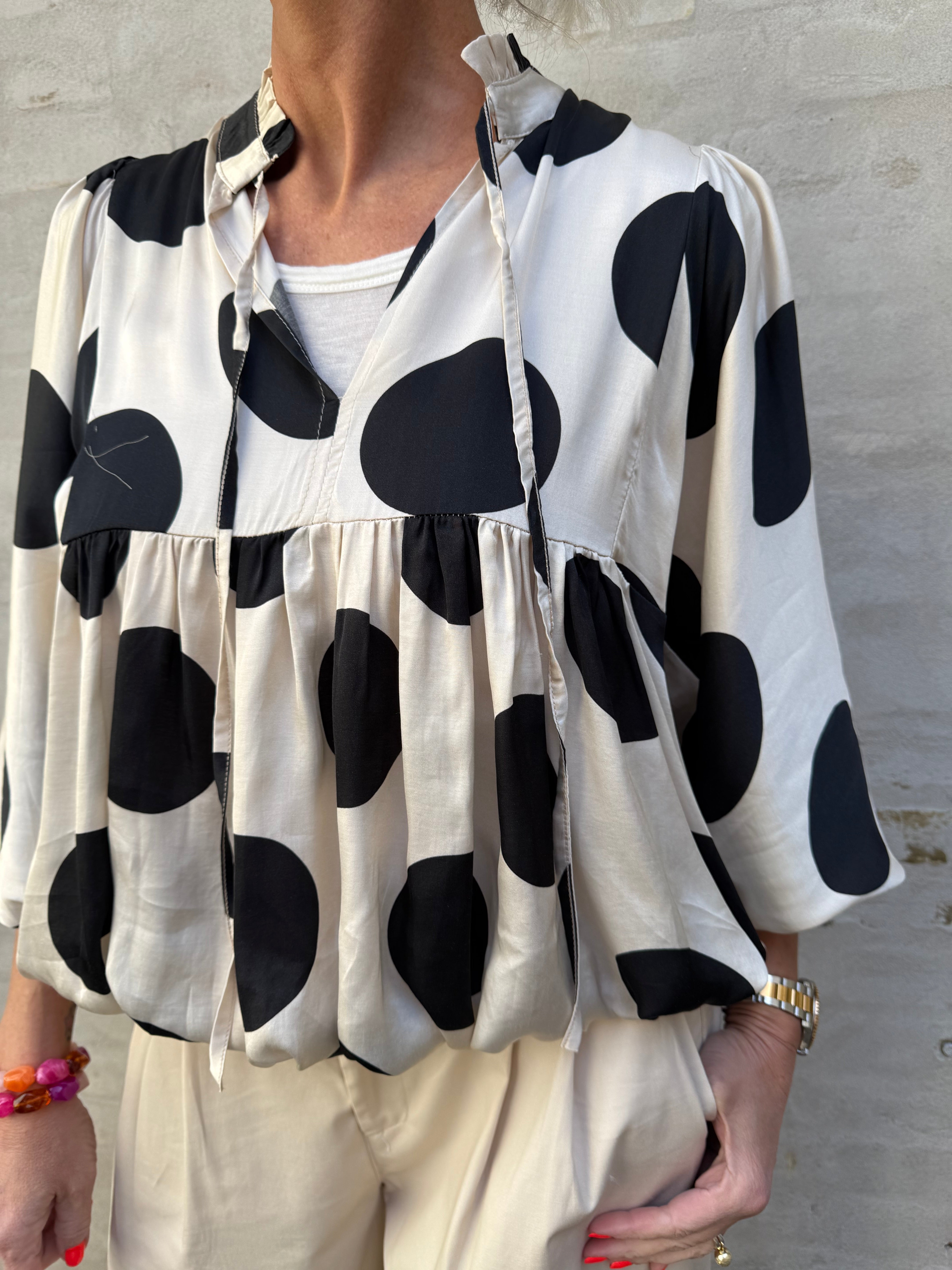 Michella Dot Blouse