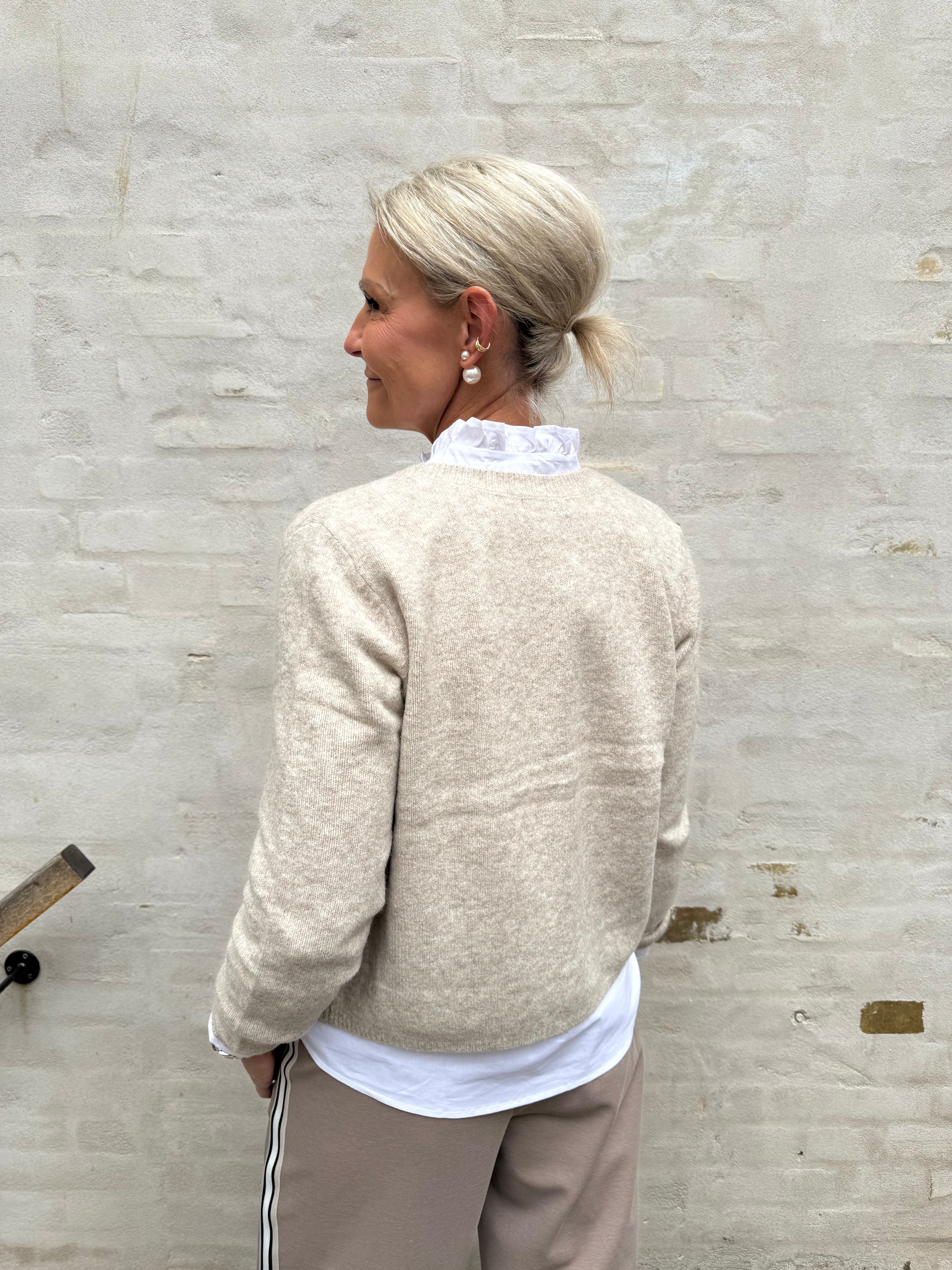 CHLOE LIFE CARDIGAN - Turtledove MELANGE