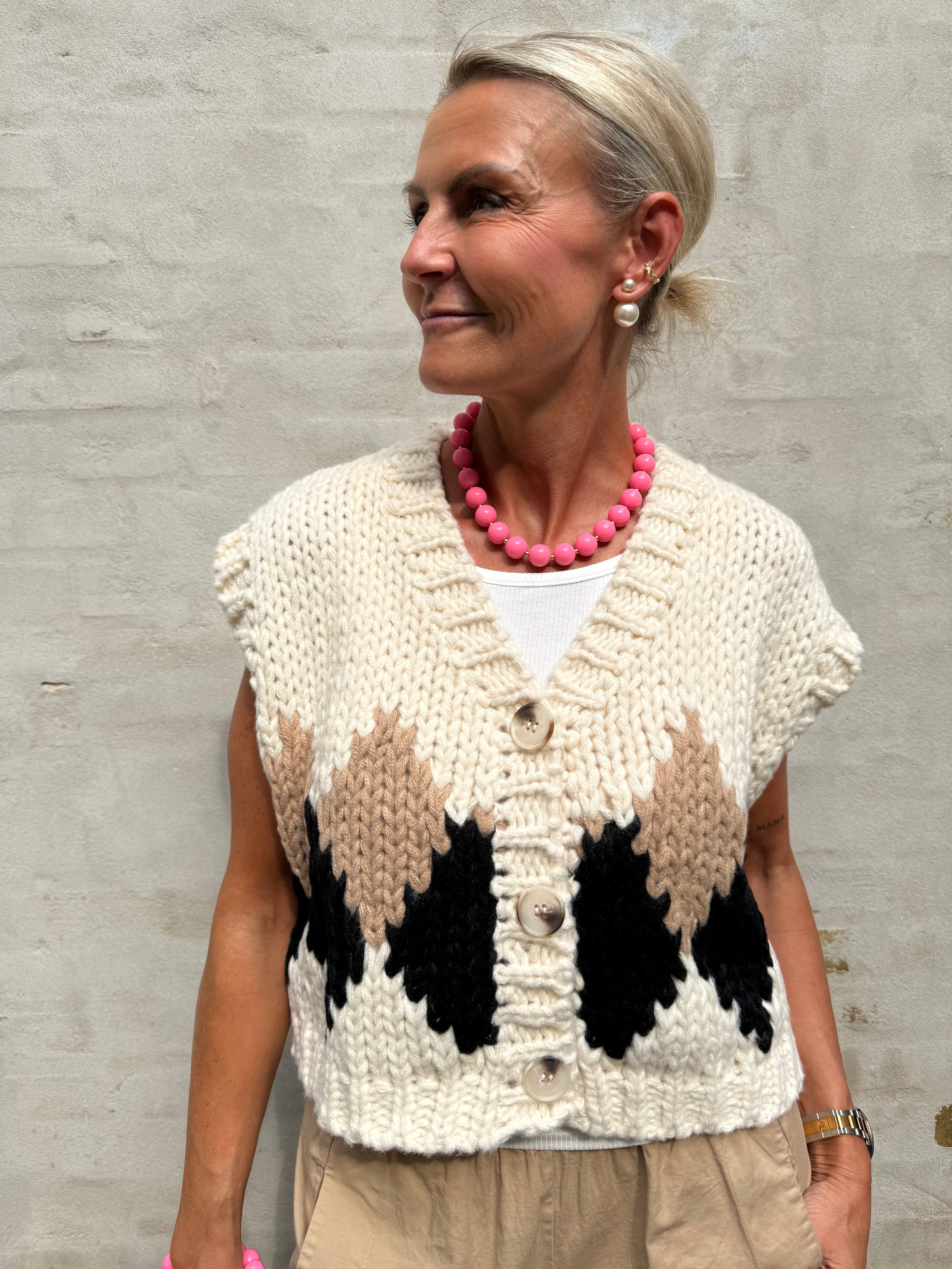 Pastella Vest - Beige