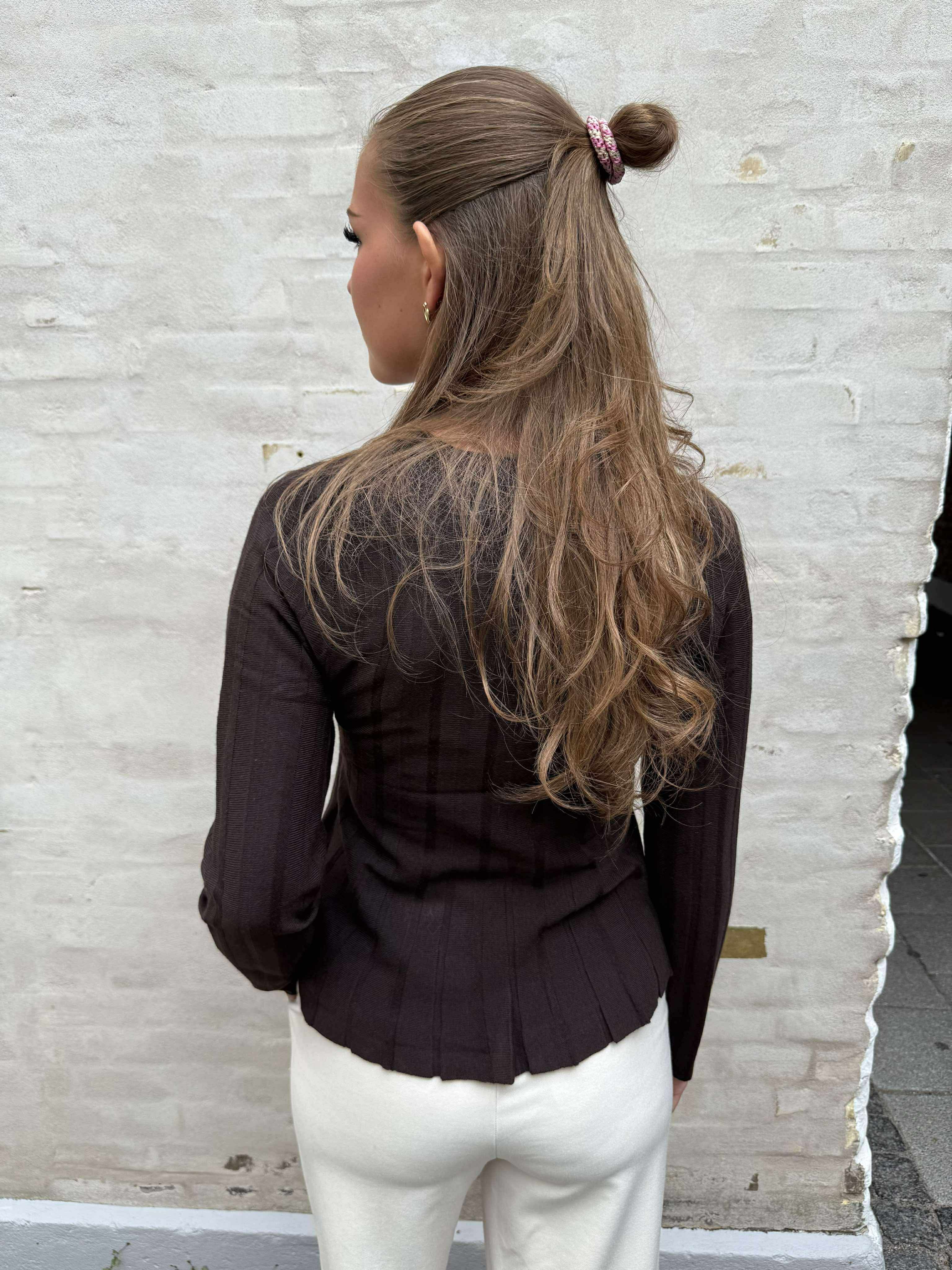 LANA O-NECK PULLOVER - Chokolate Torte