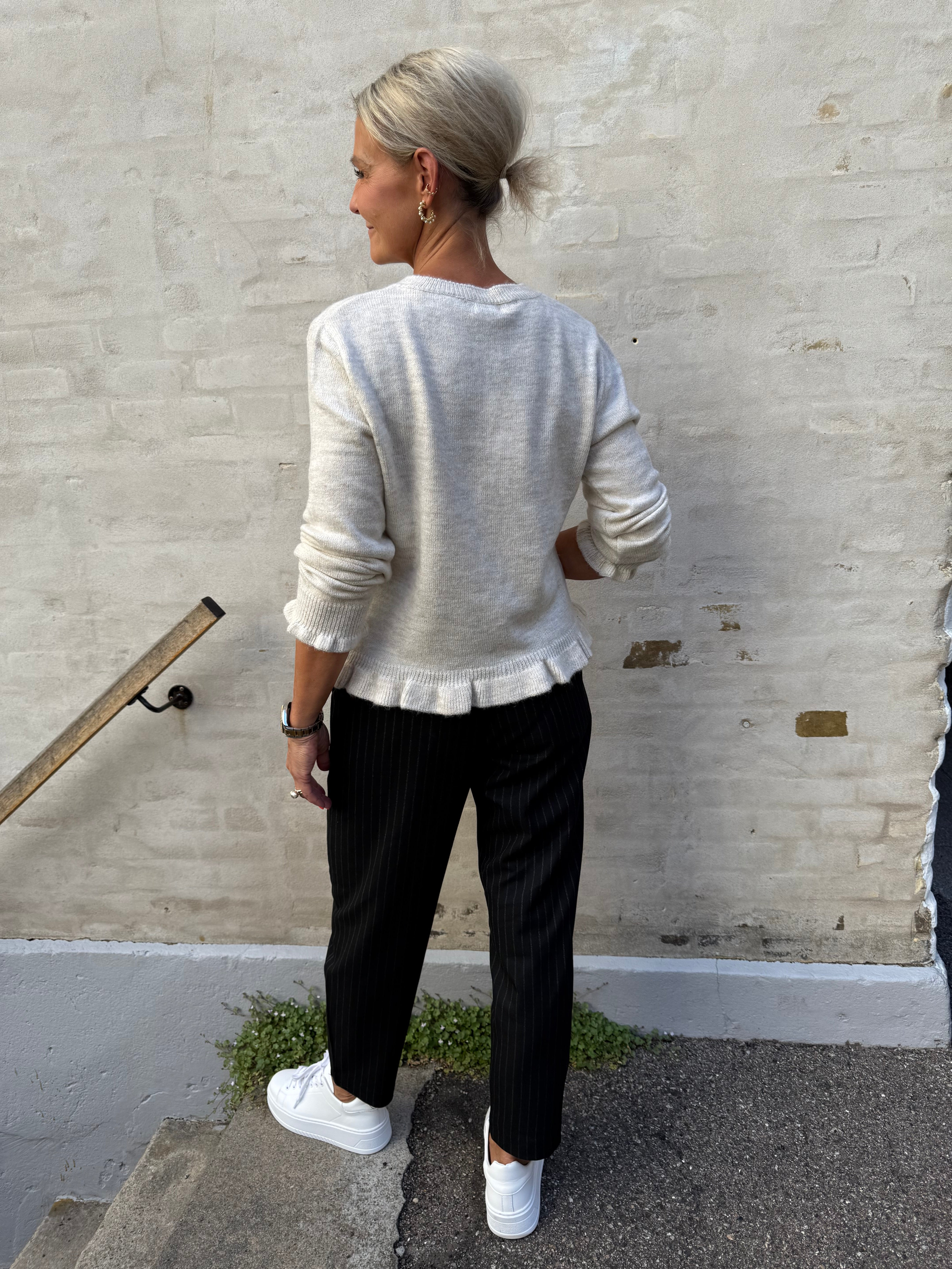 Lisa Slim Pant - Black/Grey