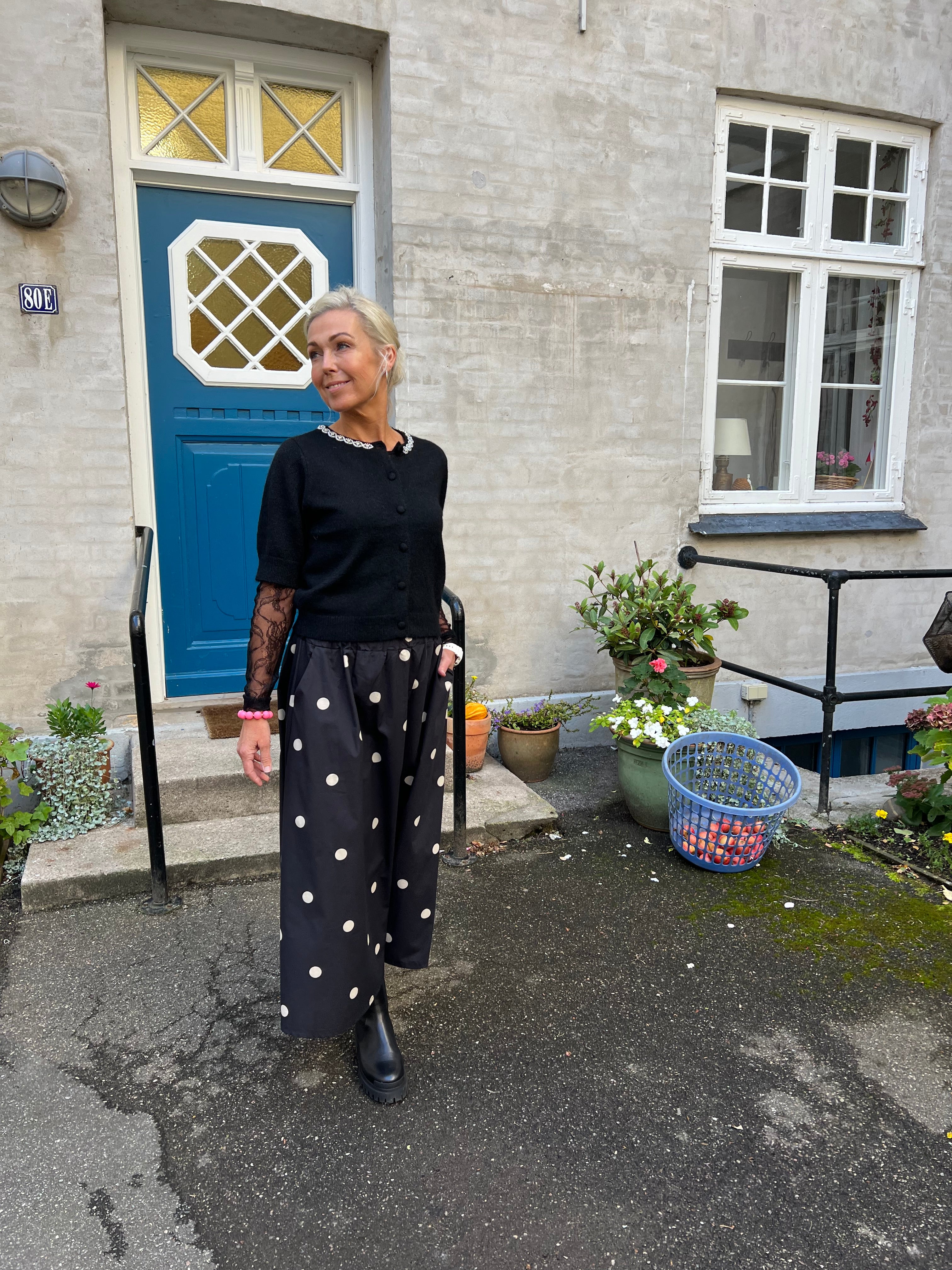 ALVA LIFE EMBEL CARDIGAN - Black/SILVER
