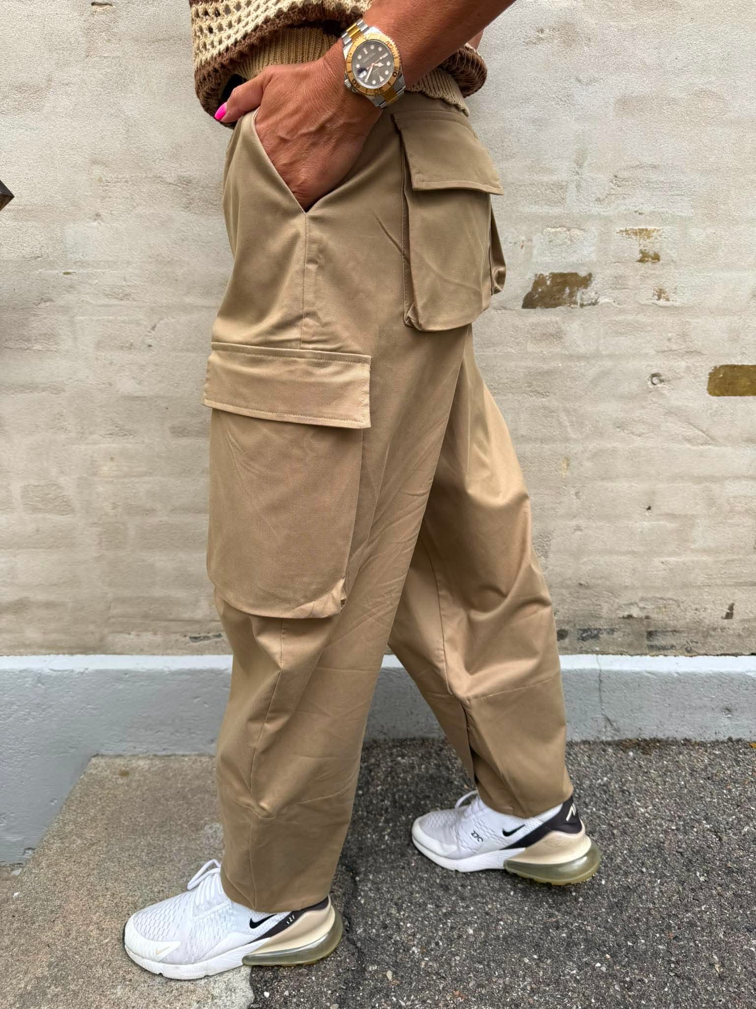 Leopanto Pants - Beige