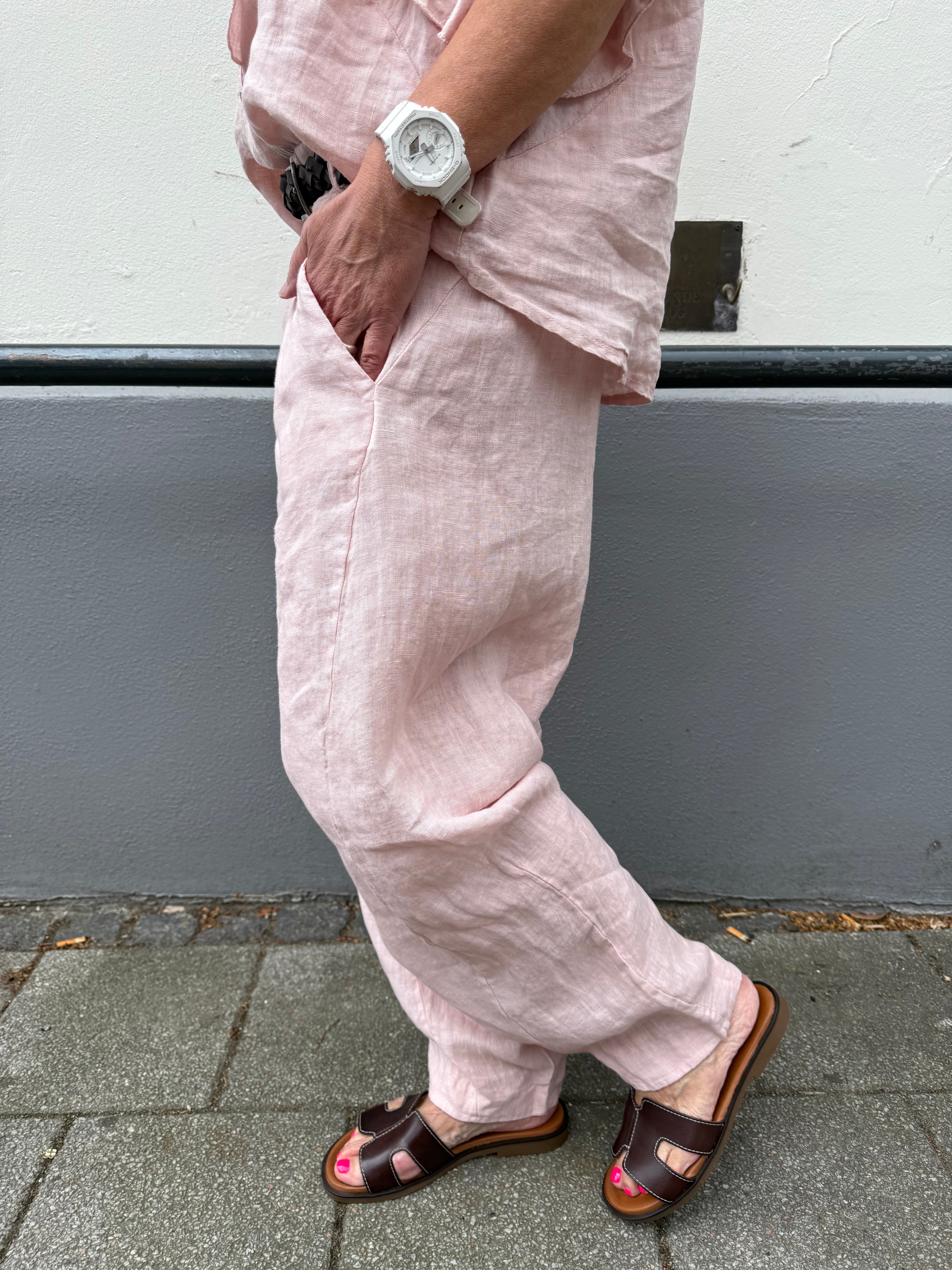 Evra Pants - Cipria