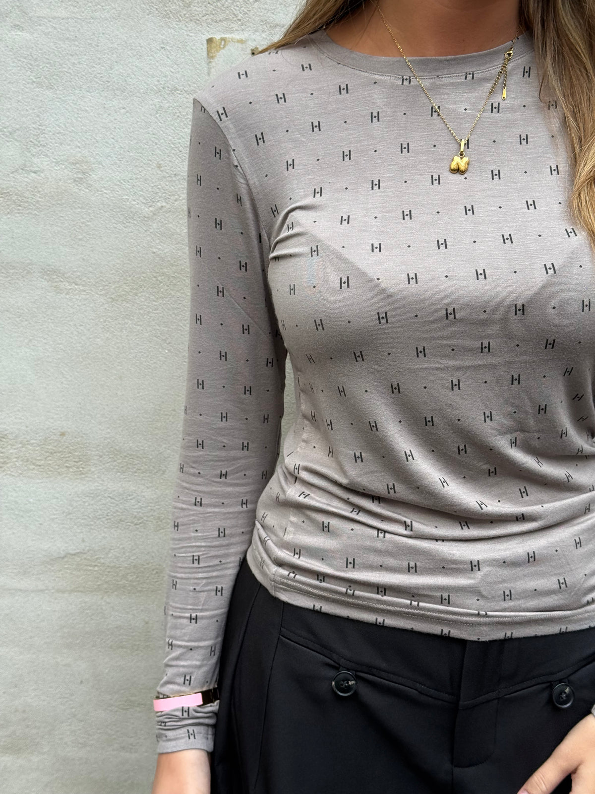 HTD tee l/s Cashmere Blend - Sand