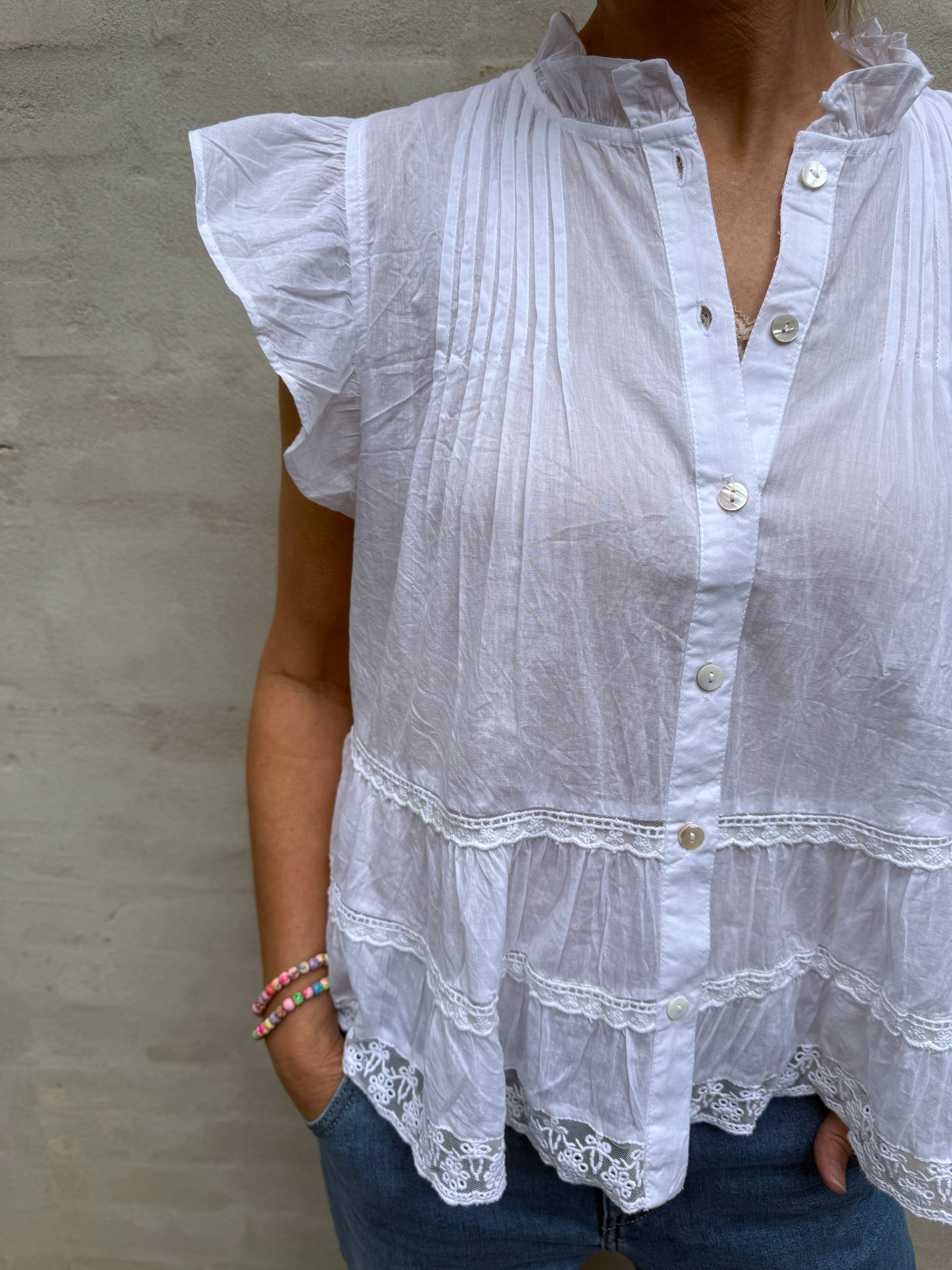 Audrey Top - White