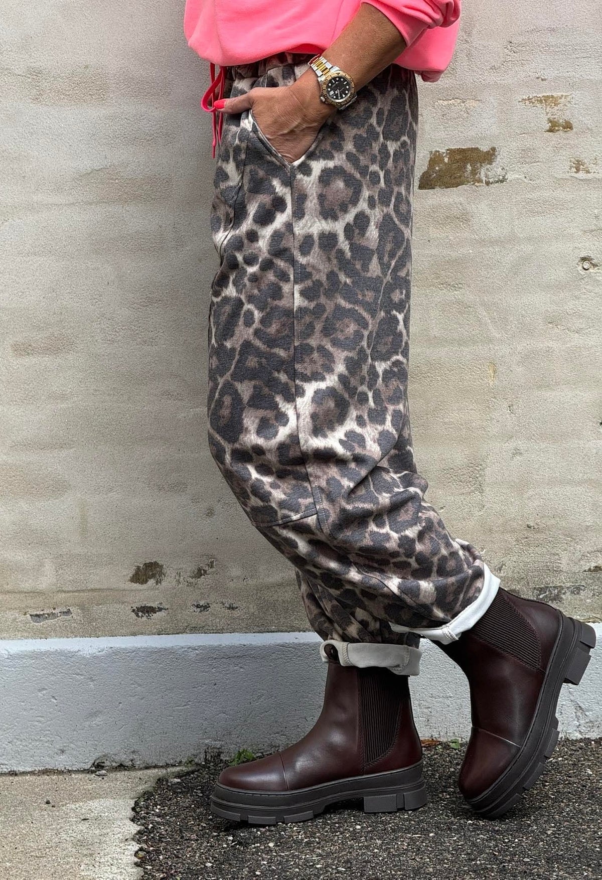 Very Sweatpants - Black/Beige/Brown