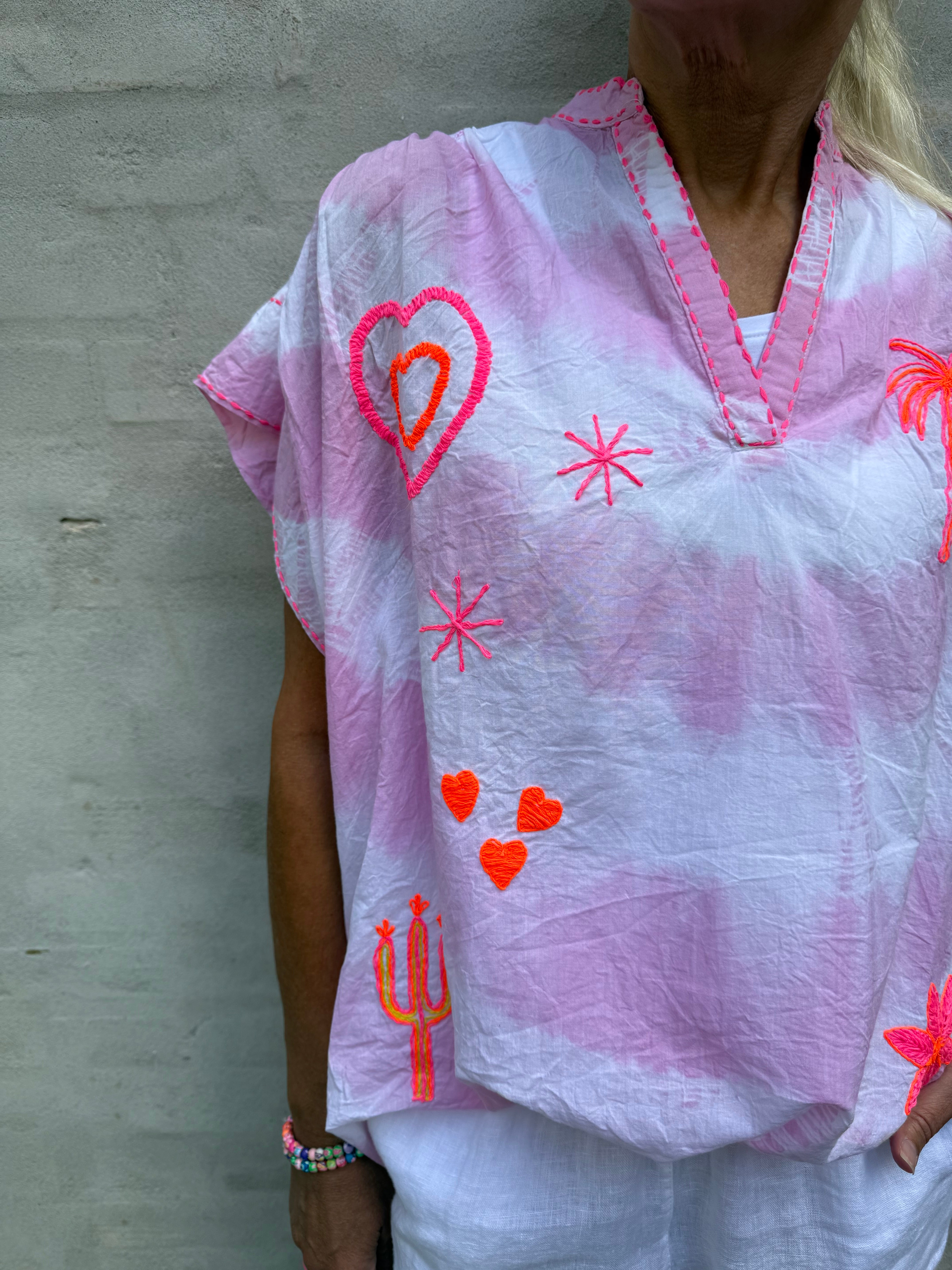 Vacay vibe top pink