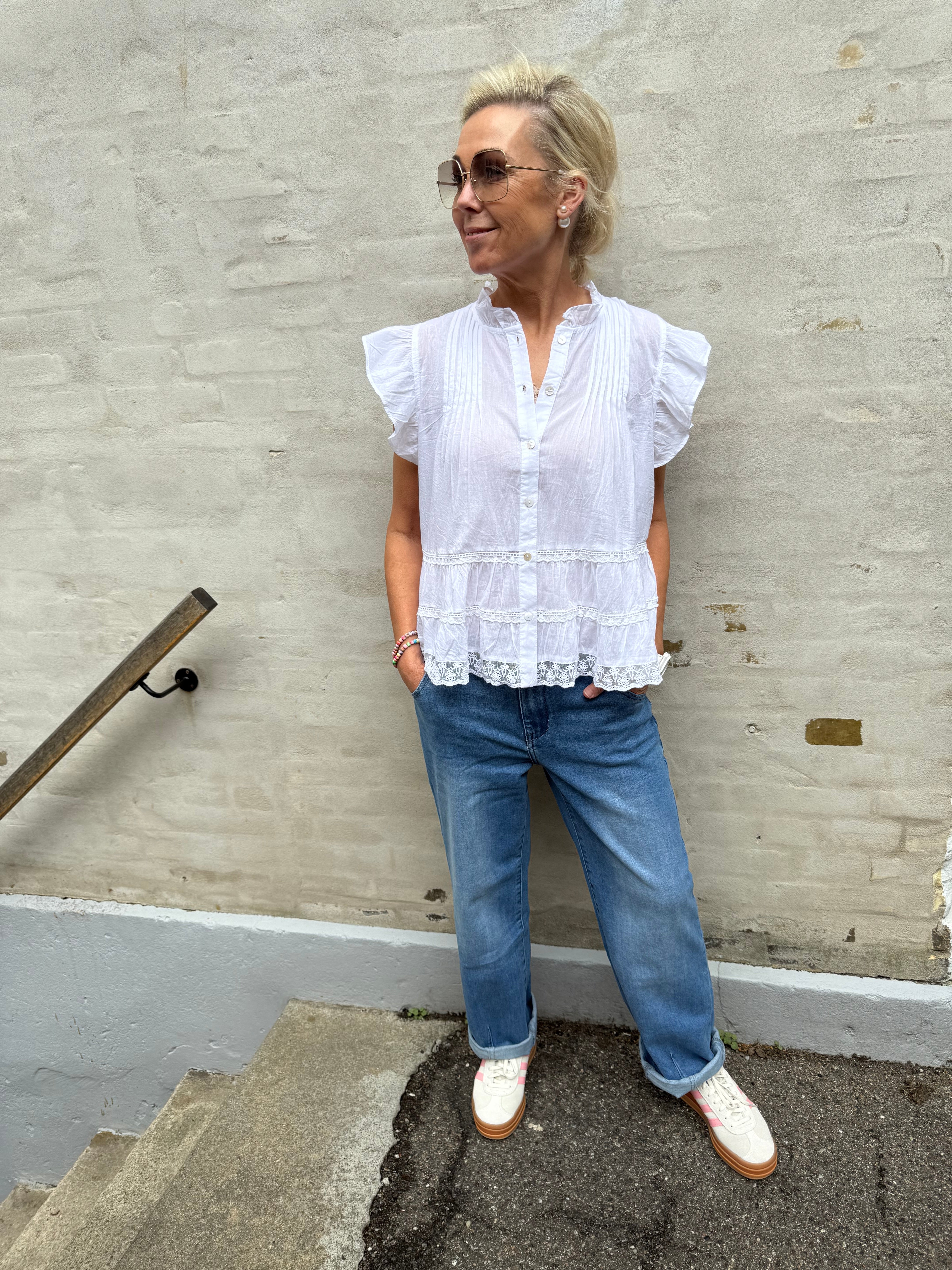 Audrey Top - White