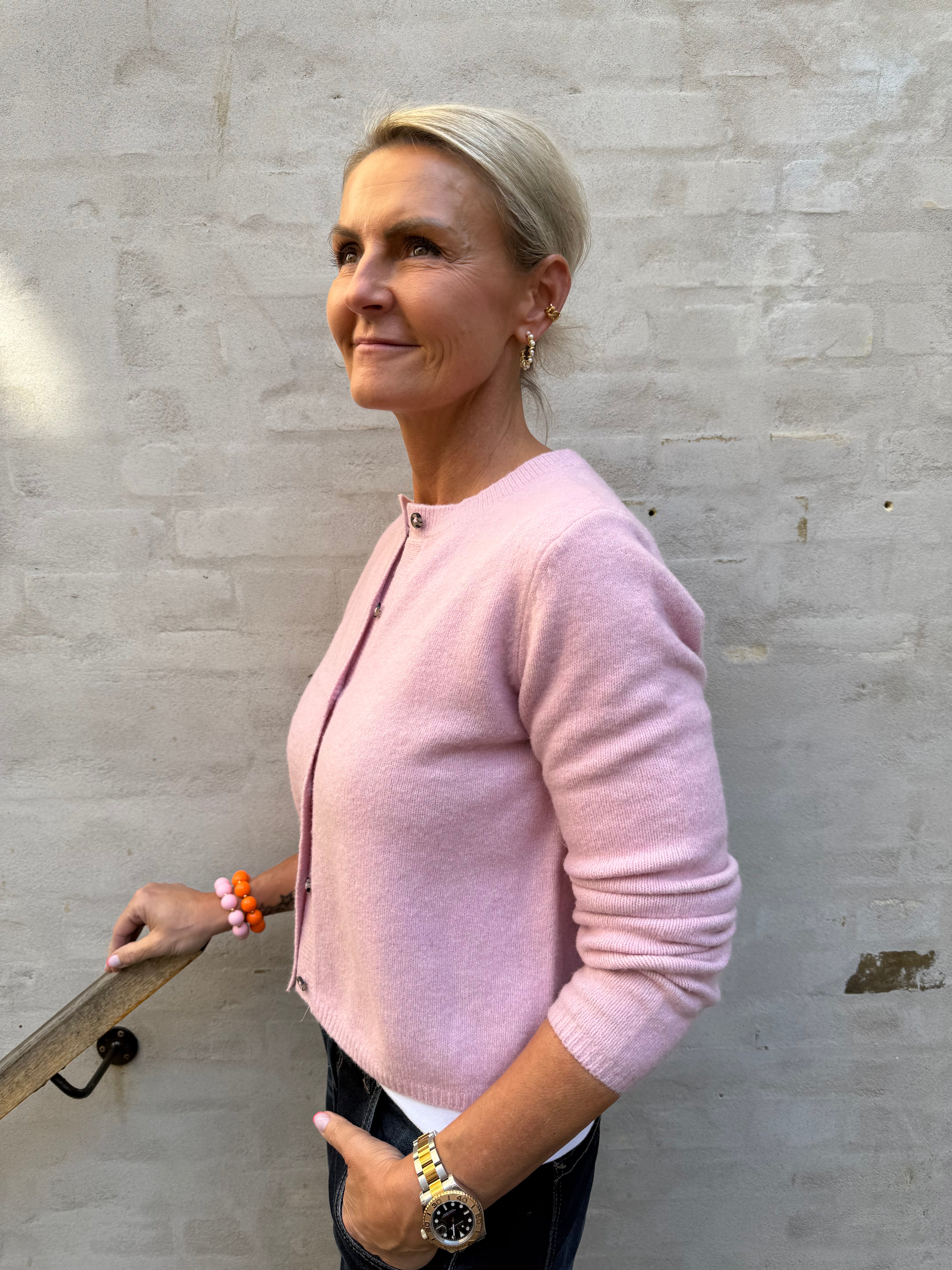 CHLOE LIFE CARDIGAN - Sweet Lilac MELANGE