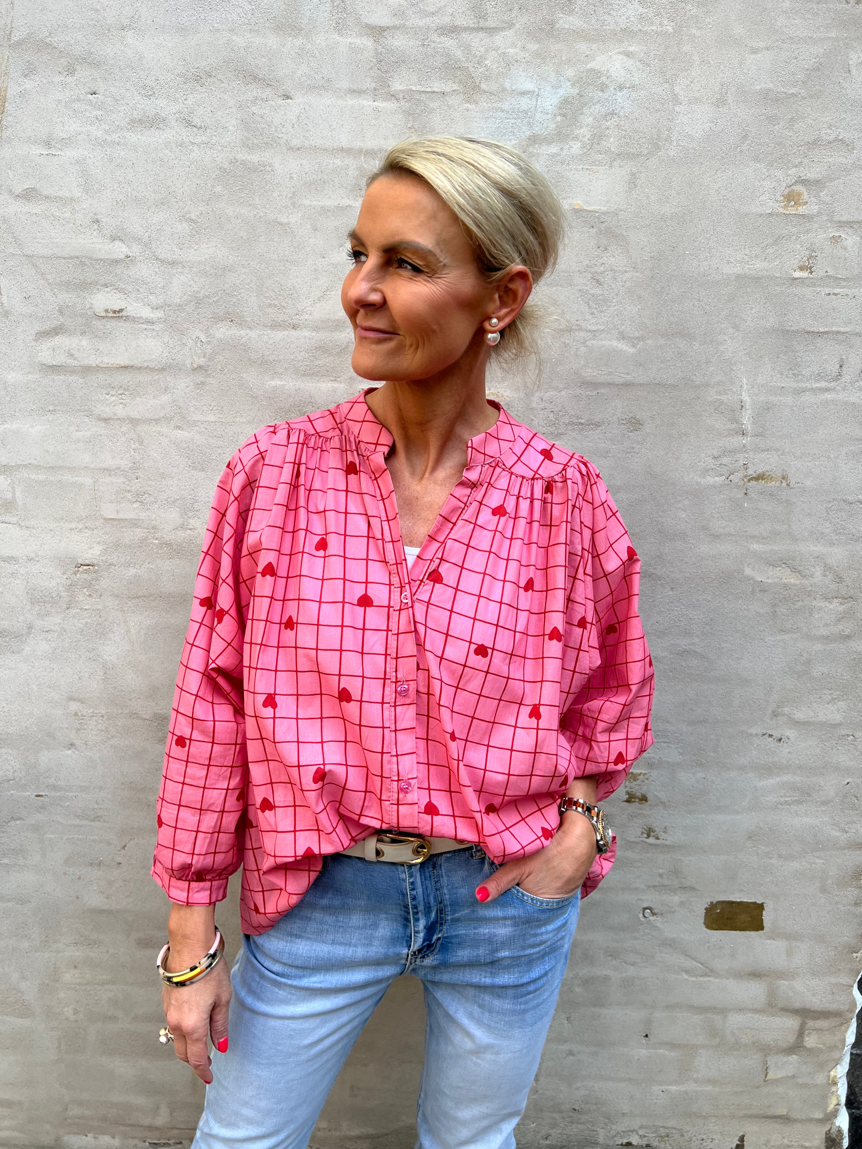 Love Heart shirt pink