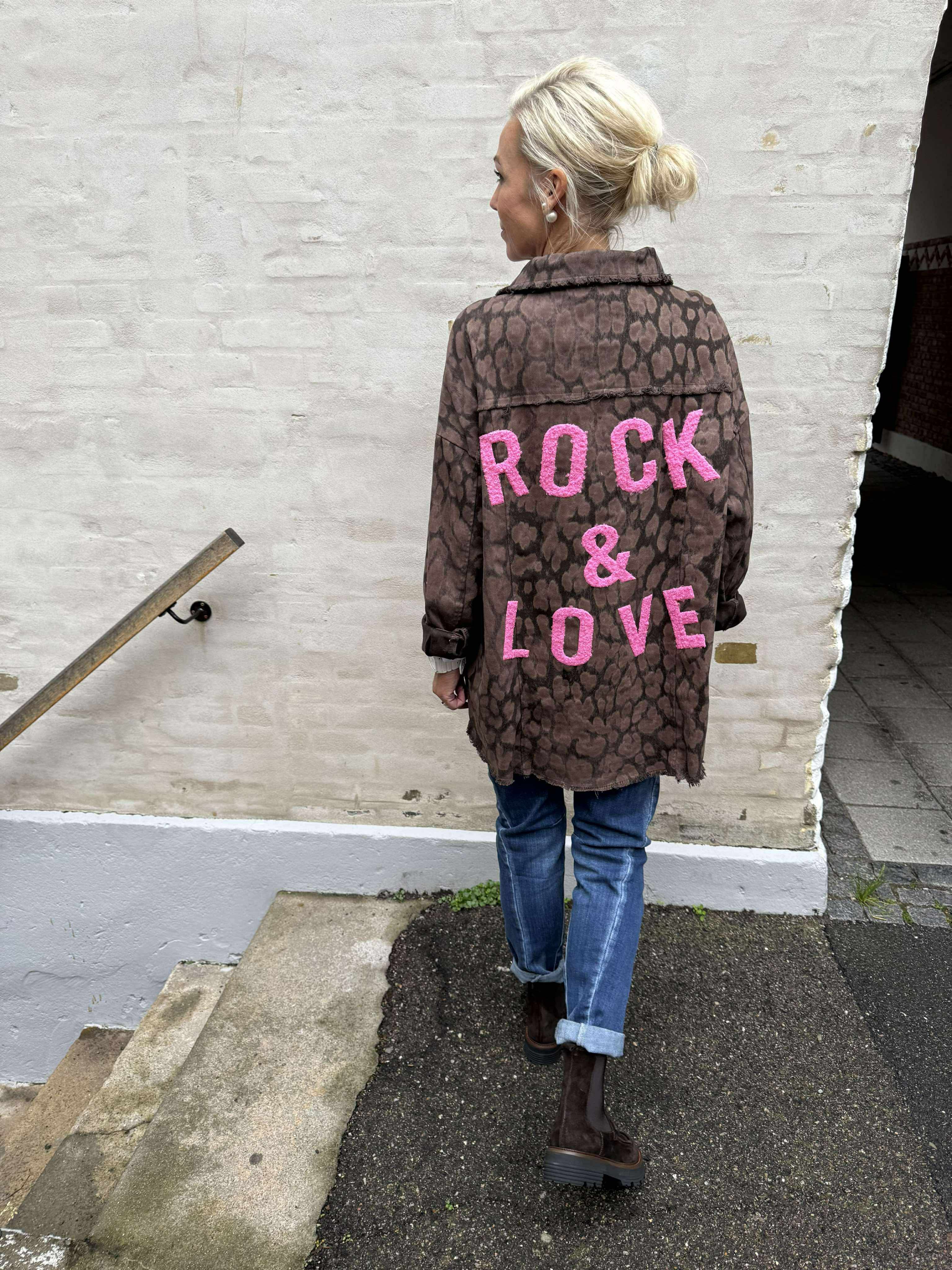 Rock & Love Shirt - Brown Leo