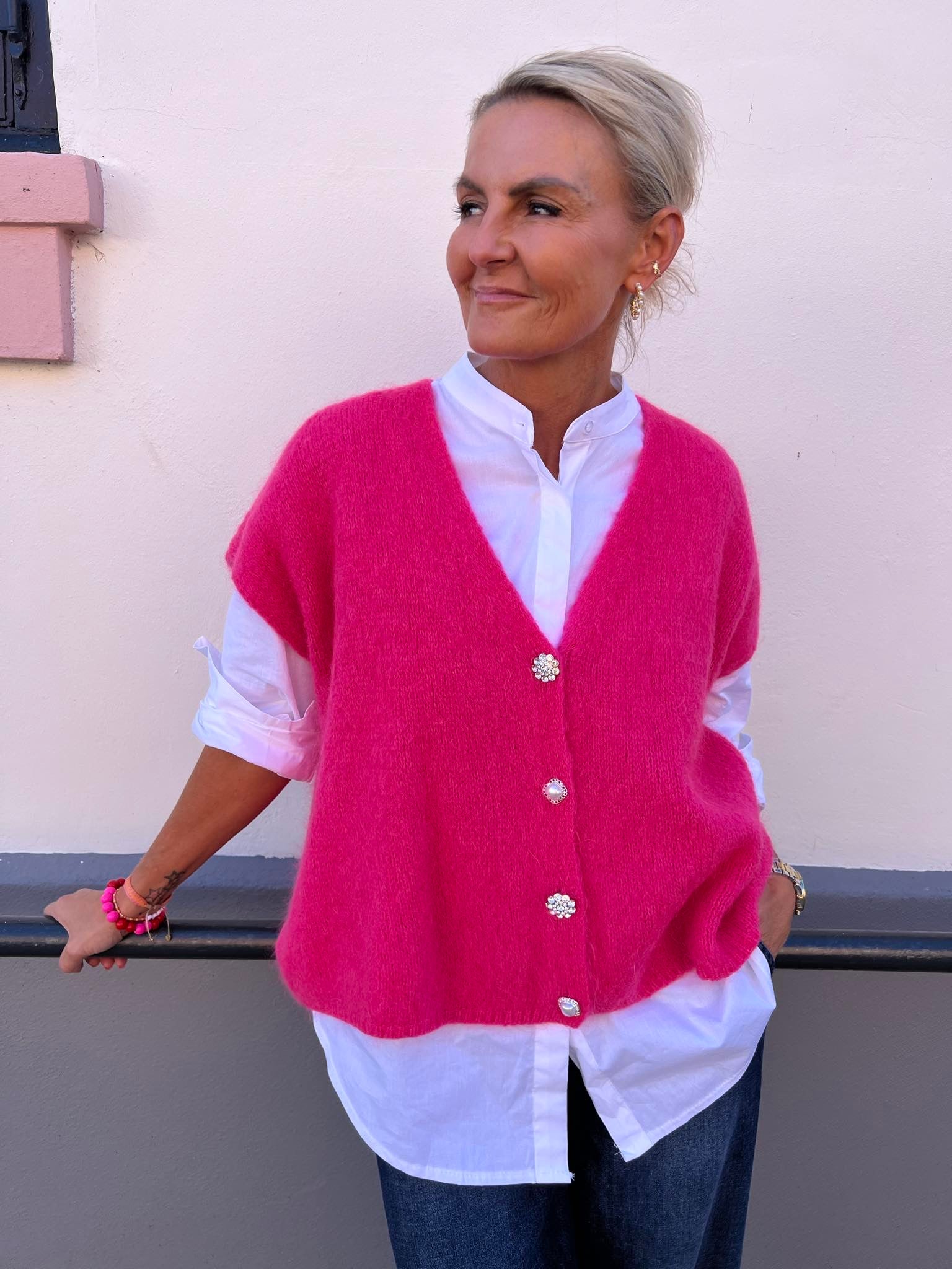 Styla strikvest pink