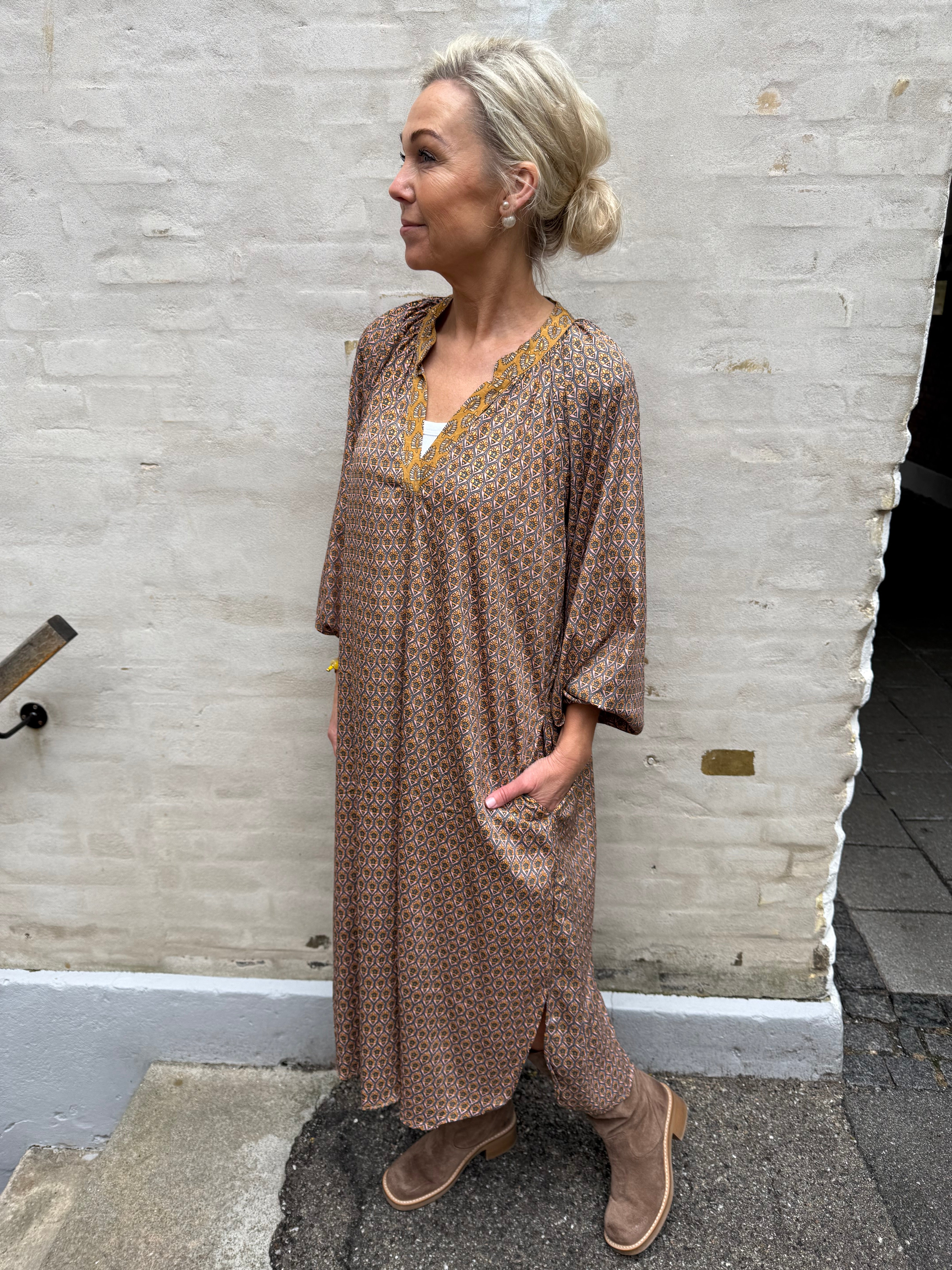 LUNA Nelly dress - Indie Powder Multi