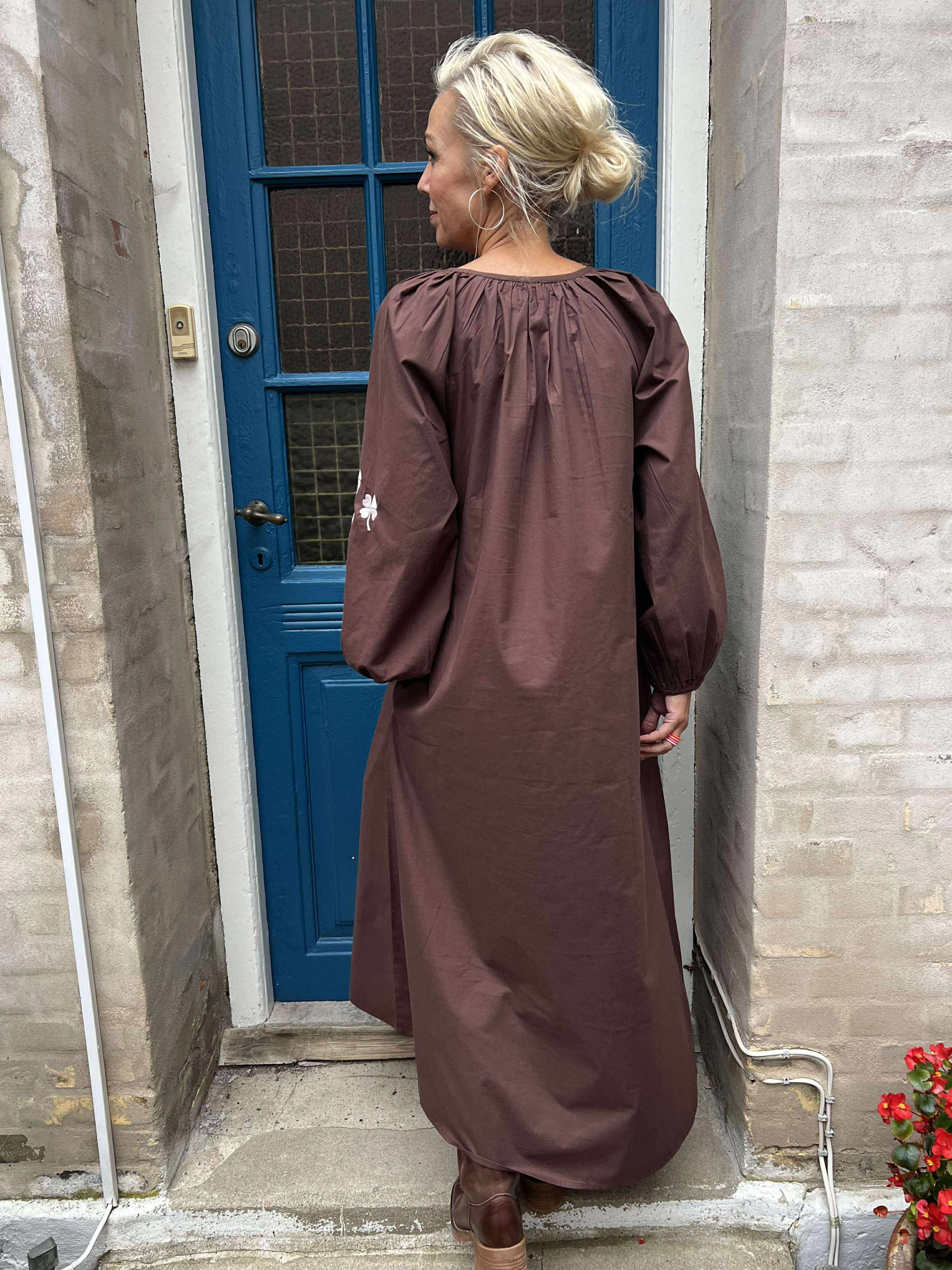 The good luck dress - Chocolate brown