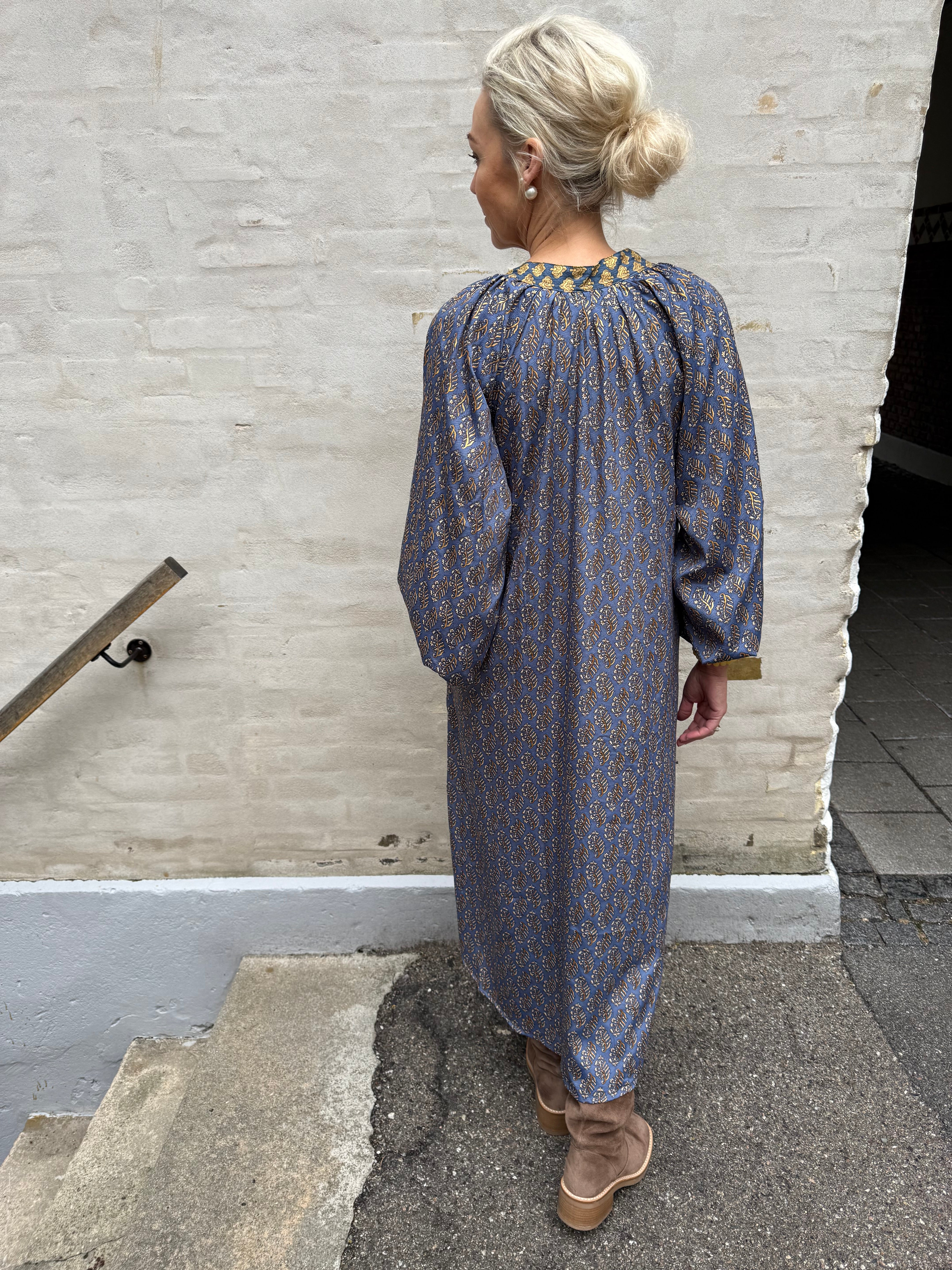 LUNA Nelly dress - Blue Mist Multi