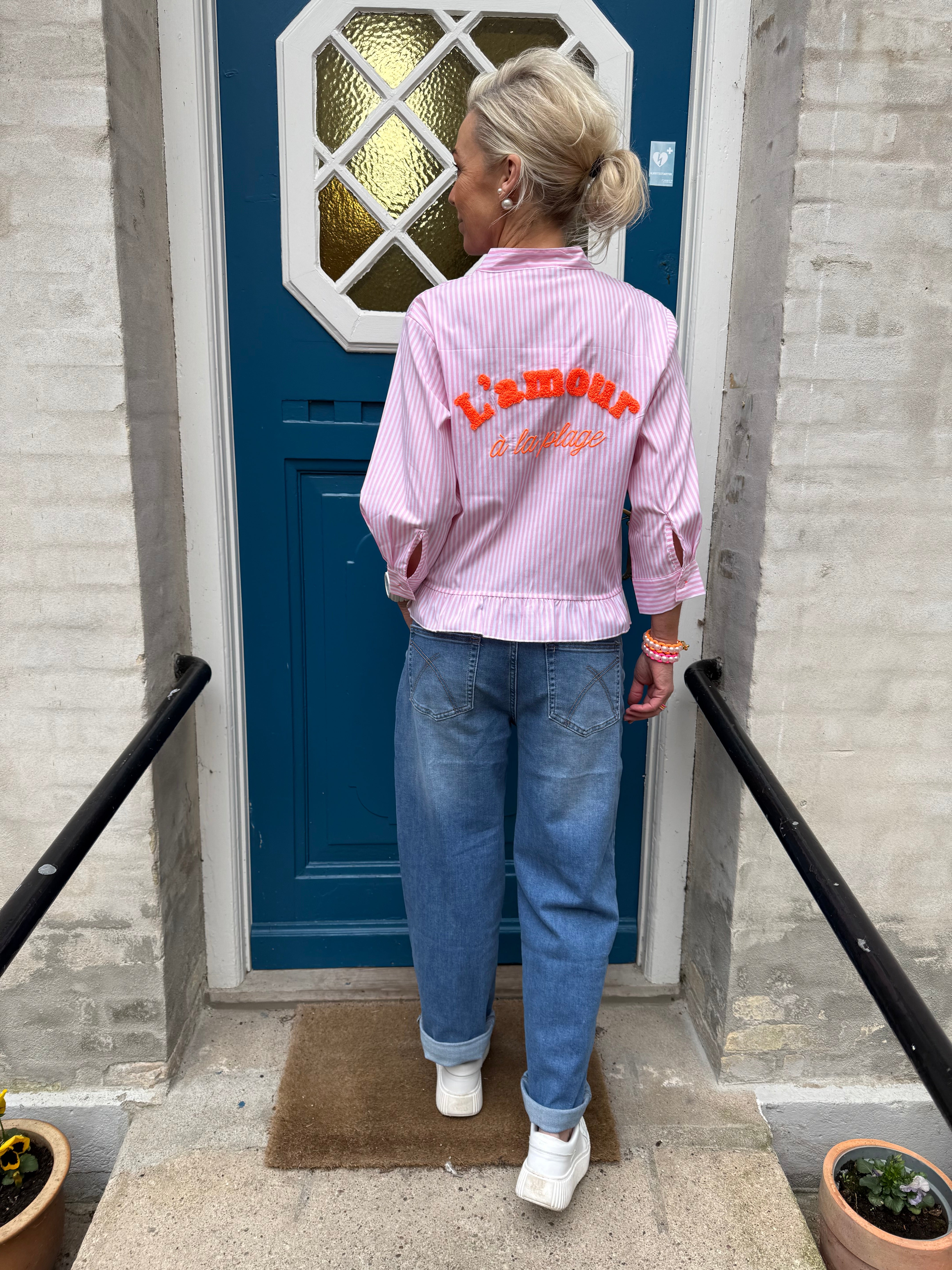 L´amour Shirt - Pink Stripe