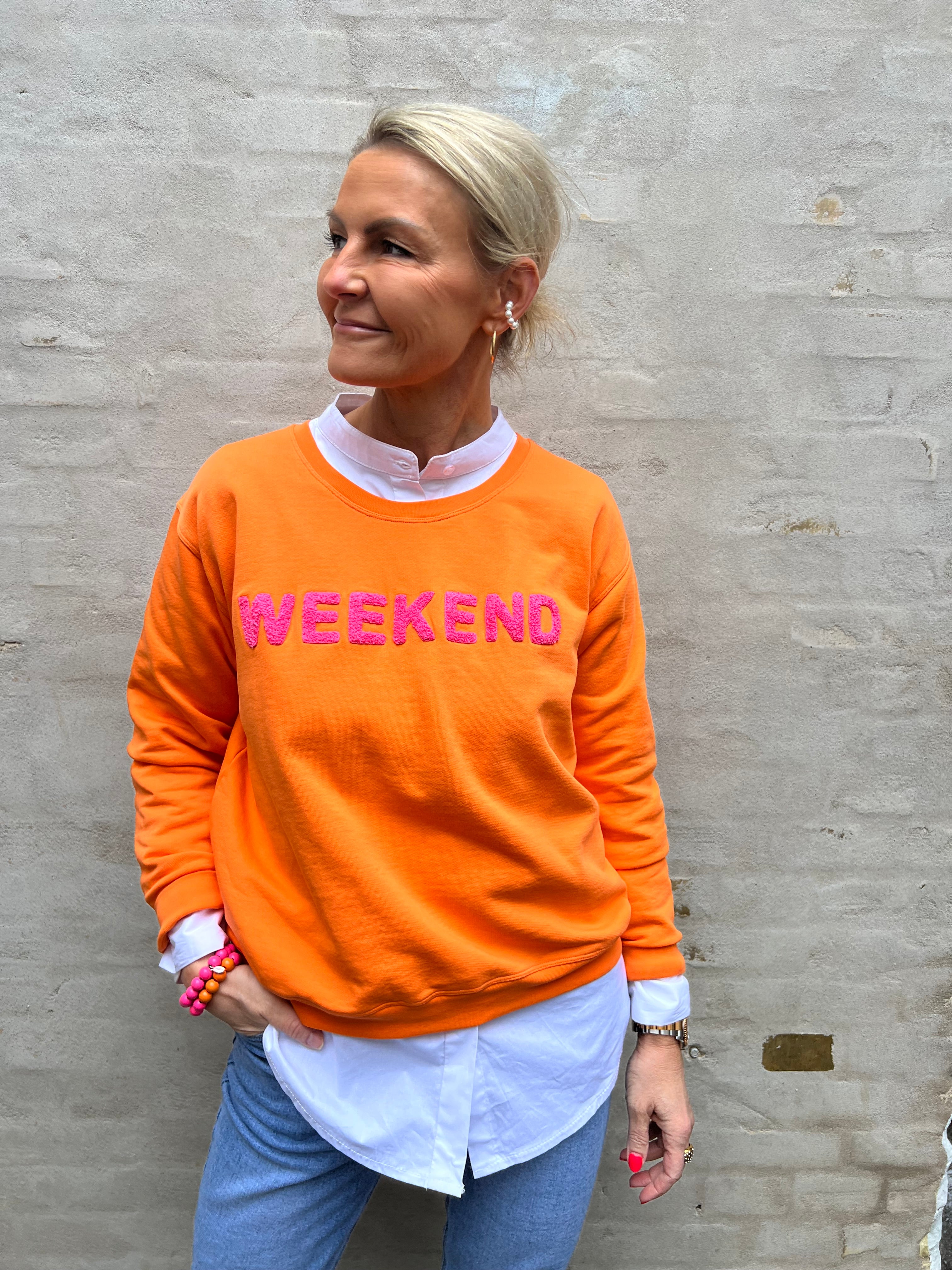 Weekend S-shirt Orange- pink