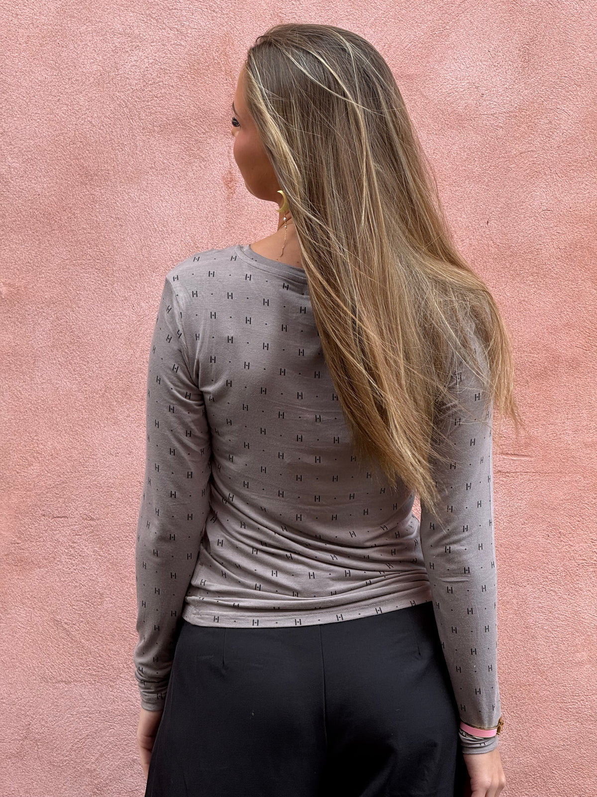 HTD tee l/s Cashmere Blend - Sand