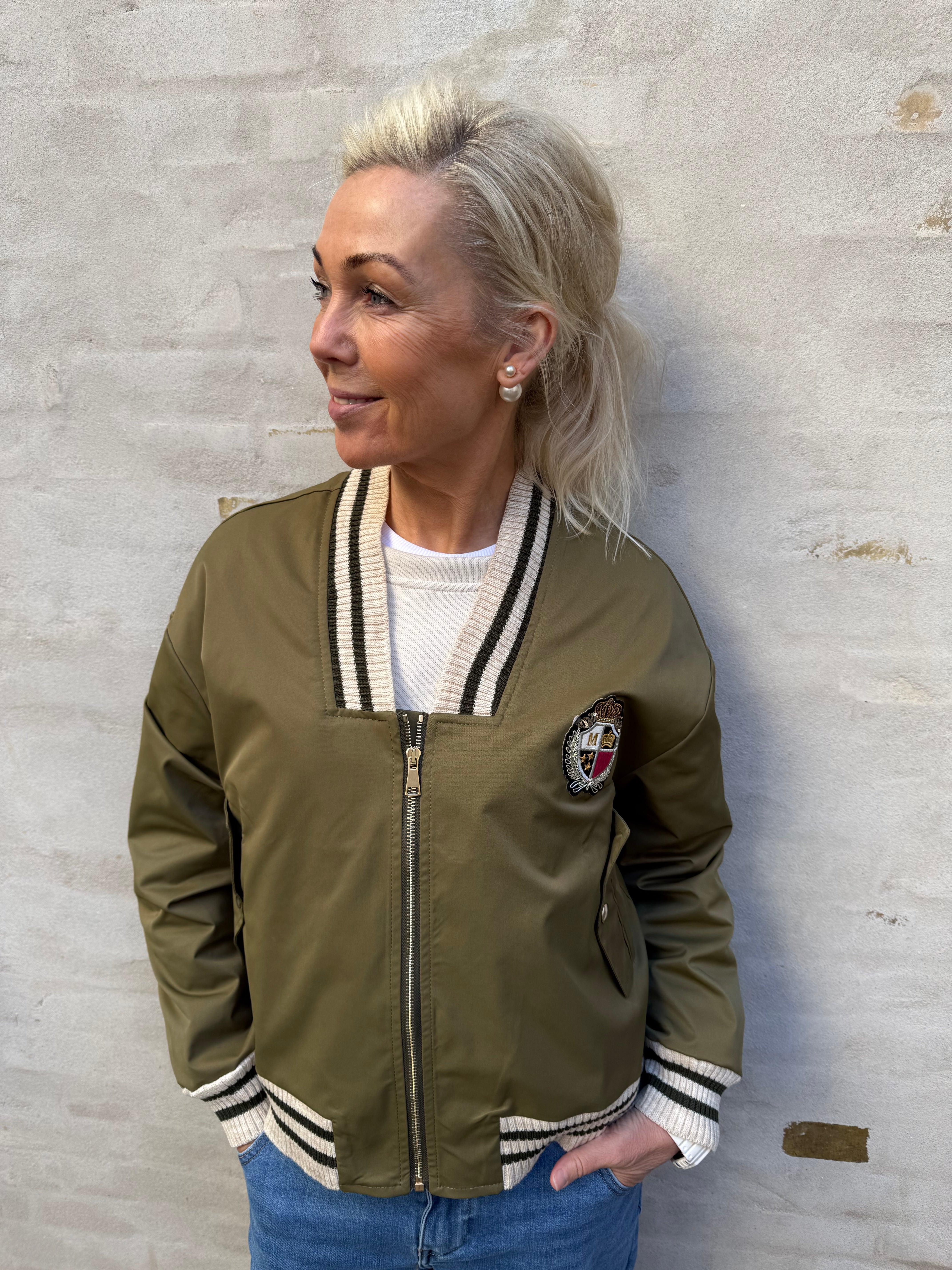 Sandy Bomber Jacket - Militare